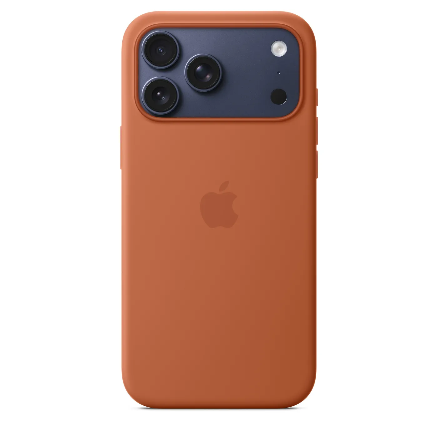 iPhone 17 Pro Max silikonska maska s MagSafe - terakota — iPhone 17 Pro Max silikonska maska s MagSafe - terakota