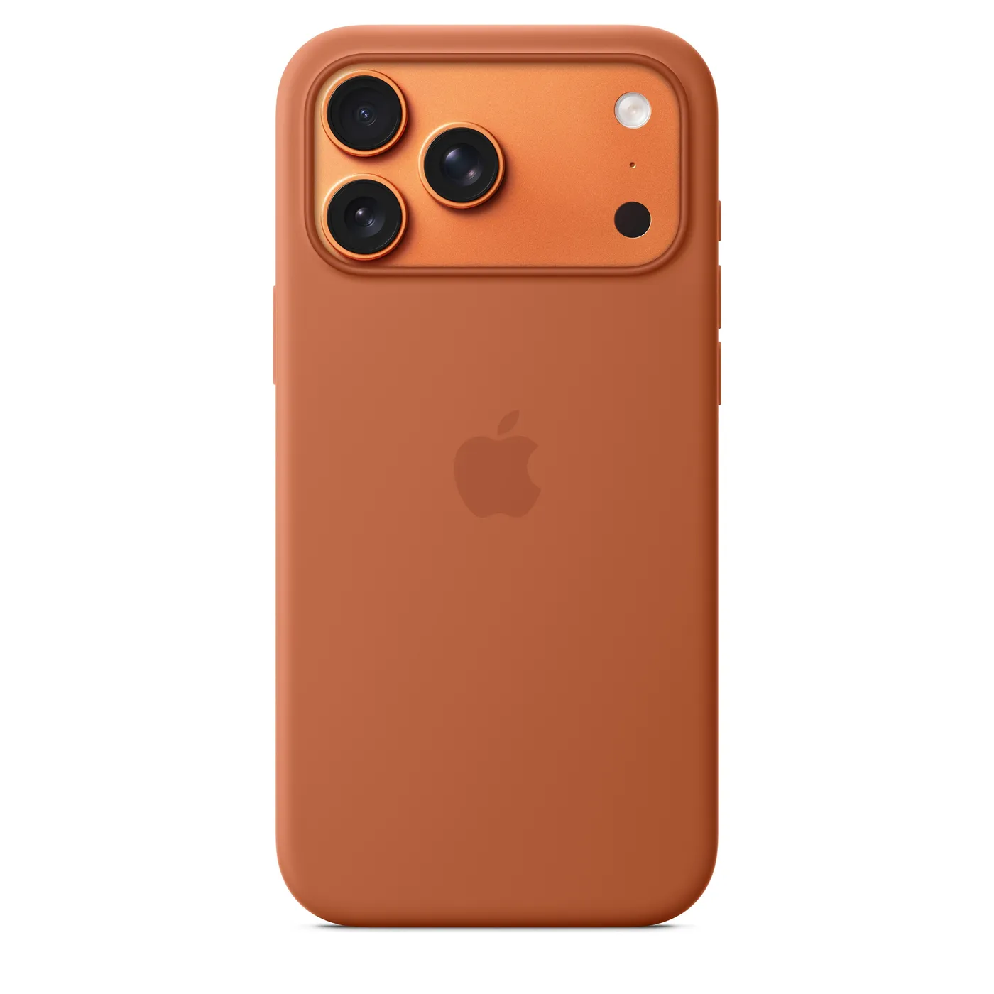 iPhone 17 Pro Max silikonska maska s MagSafe - terakota — iPhone 17 Pro Max silikonska maska s MagSafe - terakota