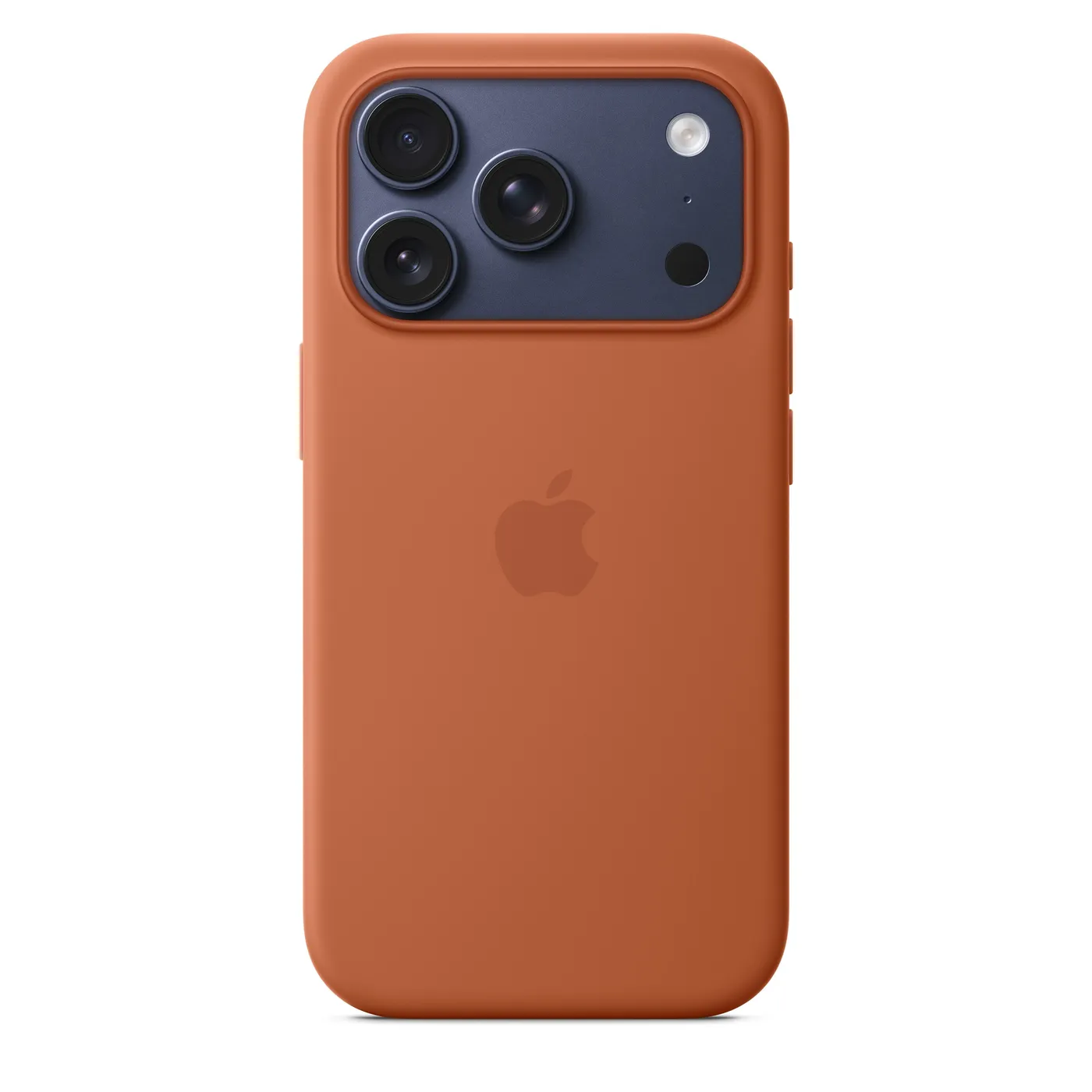 iPhone 17 Pro silikonska maska s MagSafe - terakota — iPhone 17 Pro silikonska maska s MagSafe - terakota