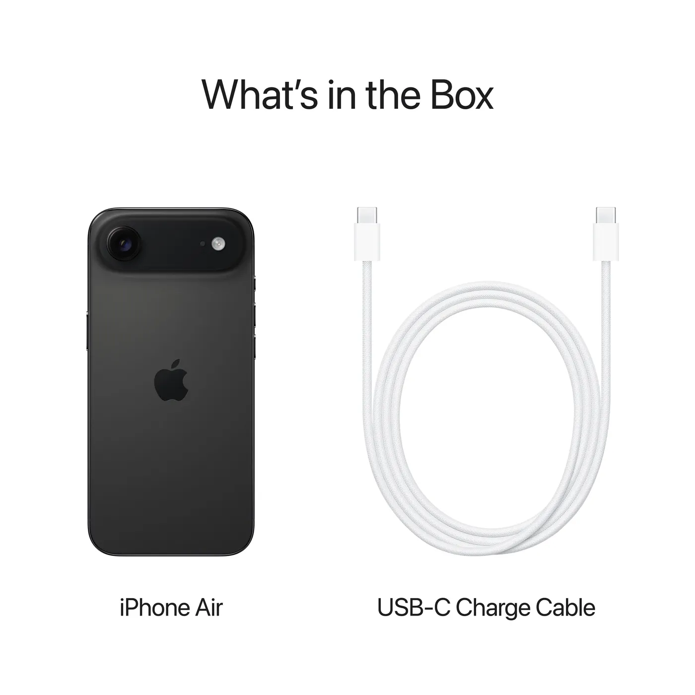 iPhone Air — Noir sidéral · 256 Go