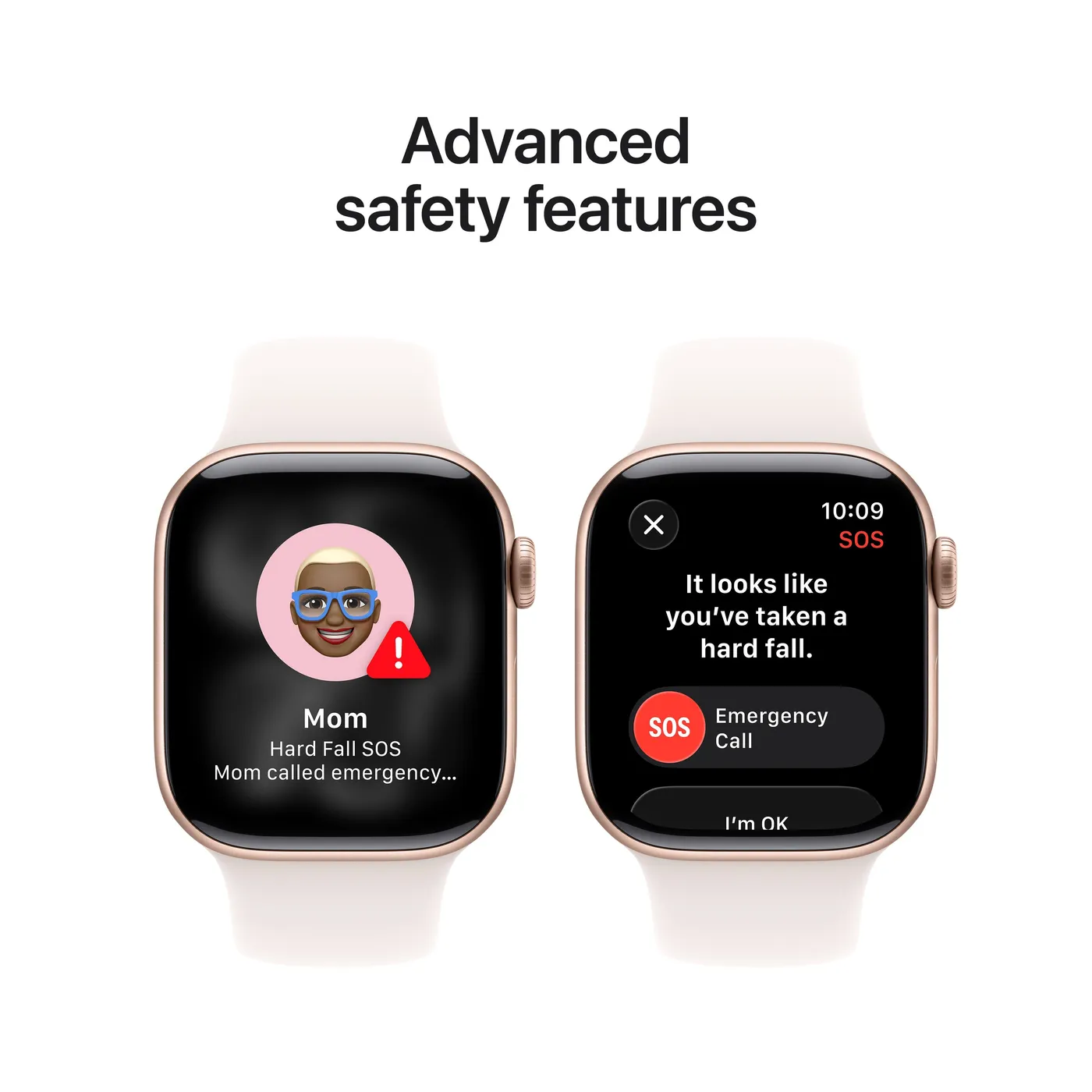 Apple Watch Series 11 GPS 42 mm ružičasto-zlatno aluminijsko kućište s Sport Band-om boje svijetlog rumenila - S/M — Apple Watch Series 11 GPS 42 mm ružičasto-zlatno aluminijsko kućište s Sport Band-om boje svijetlog rumenila - S/M