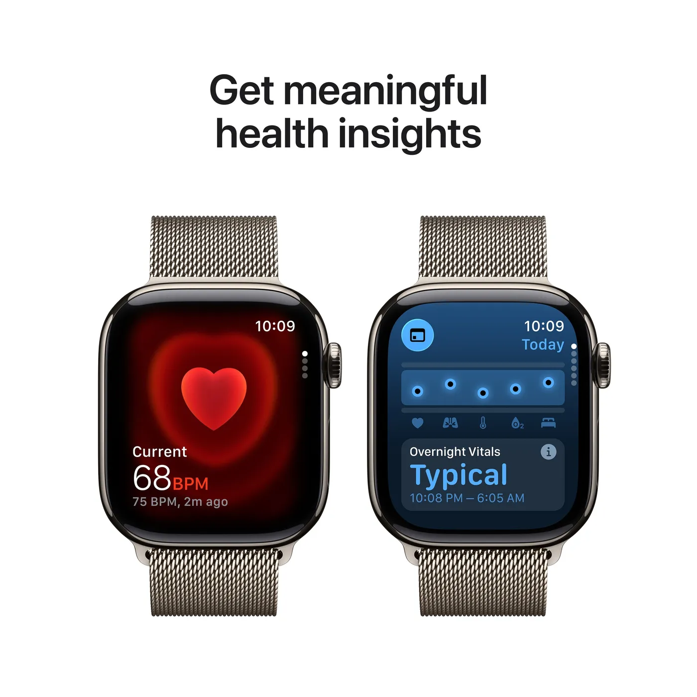 Apple Watch Series 11 GPS + Cellular 42 mm kućište od prirodnog titanija s Milanese Loop-om od prirodnog titanija — Apple Watch Series 11 GPS + Cellular 42 mm kućište od prirodnog titanija s Milanese Loop-om od prirodnog titanija