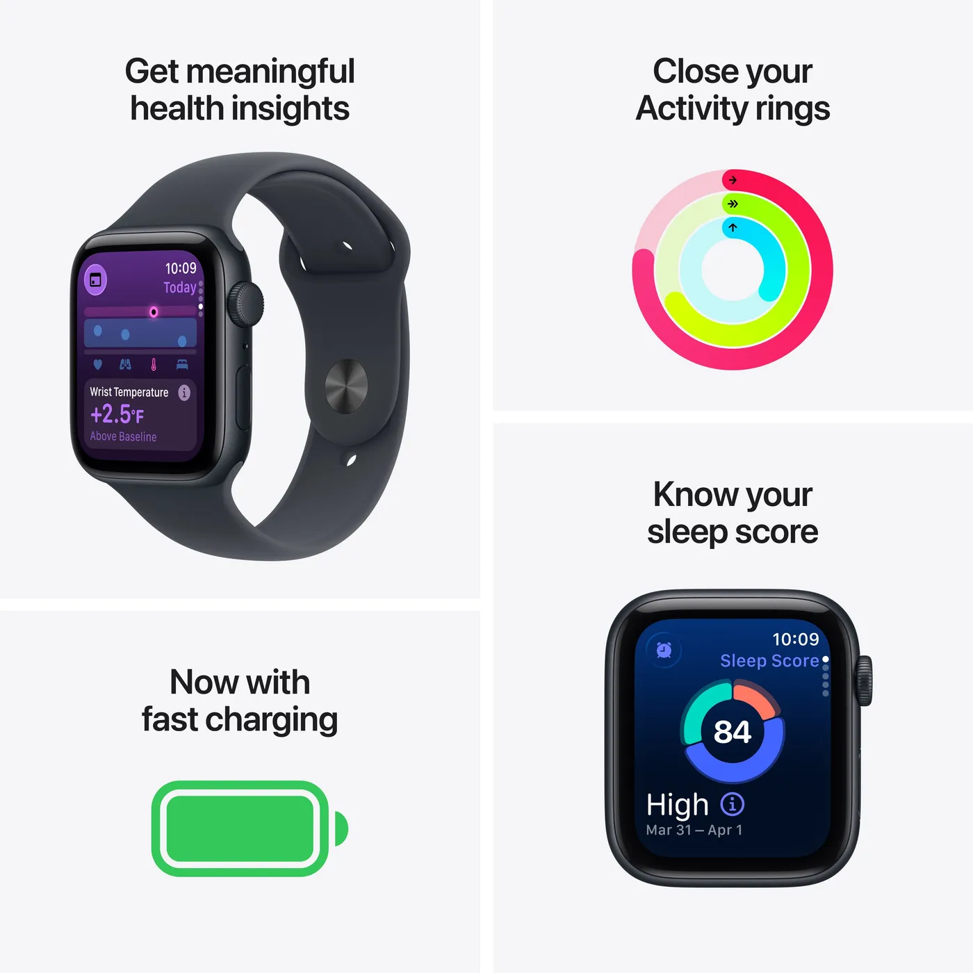 Apple Watch SE 3 GPS 40 mm zvjezdano aluminijsko kućište sa zvjezdanim Sport Band-om - S/M — Apple Watch SE 3 GPS 40 mm zvjezdano aluminijsko kućište sa zvjezdanim Sport Band-om - S/M