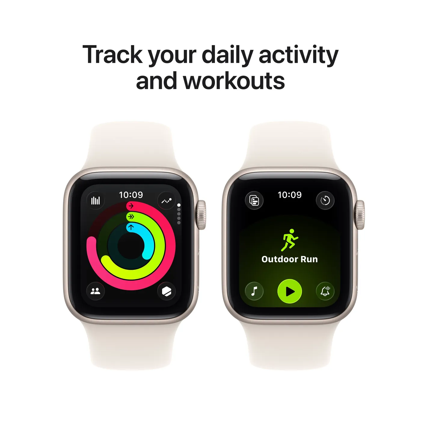 Apple Watch SE 3 GPS 40 mm zvjezdano aluminijsko kućište sa zvjezdanim Sport Band-om - S/M — Apple Watch SE 3 GPS 40 mm zvjezdano aluminijsko kućište sa zvjezdanim Sport Band-om - S/M