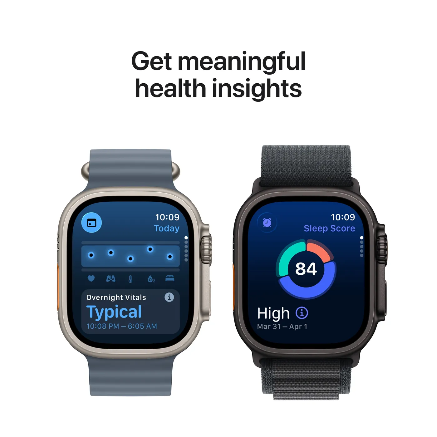 Apple Watch Ultra 3 GPS + Cellular 49 mm kućište od prirodnog titanija s Trail Loop-om plave/svijetlo plave boje - M/L — Apple Watch Ultra 3 GPS + Cellular 49 mm kućište od prirodnog titanija s Trail Loop-om plave/svijetlo plave boje - M/L