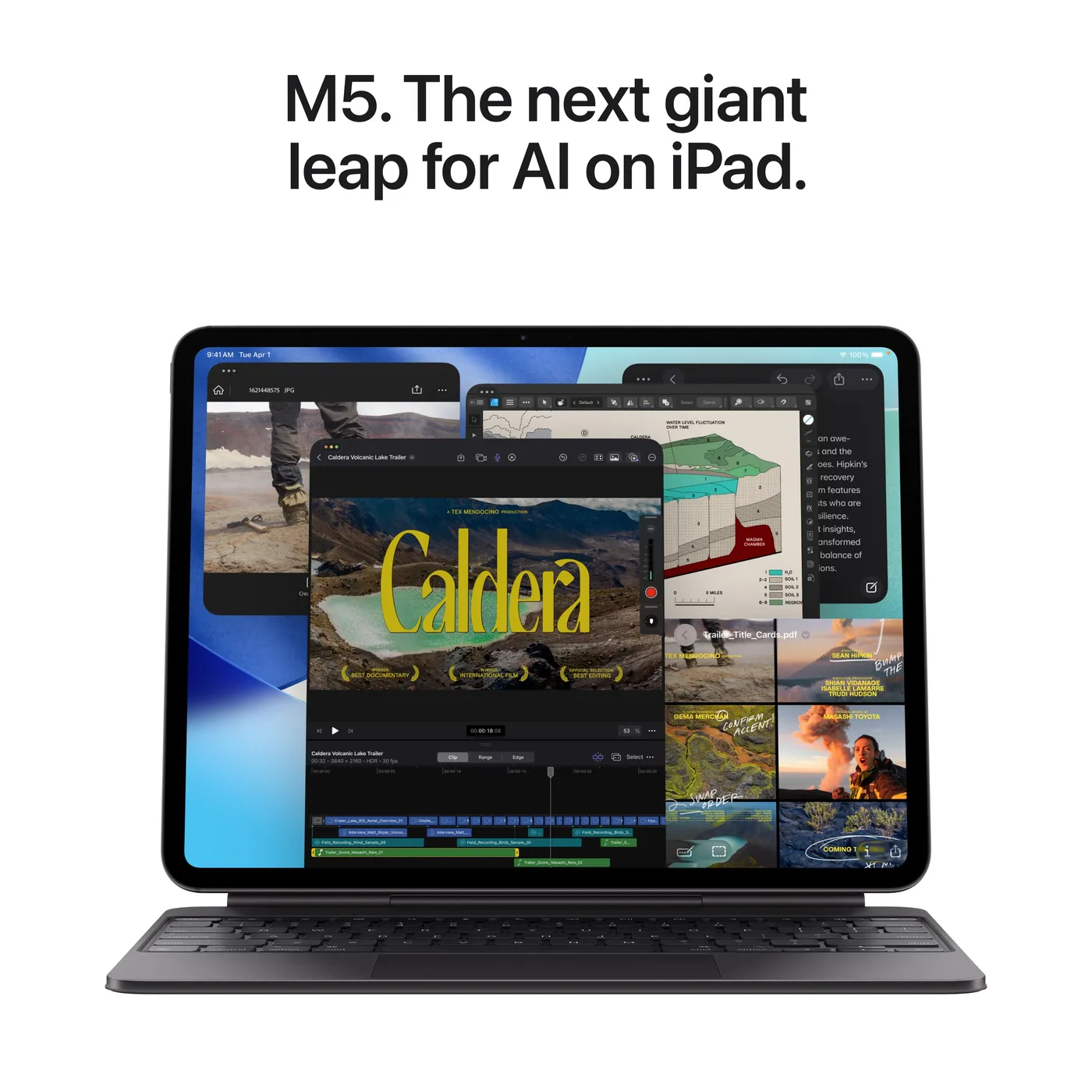 13-inch iPad Pro M5 — Noir sidéral · 256 Go · Wi-Fi · Verre standard
