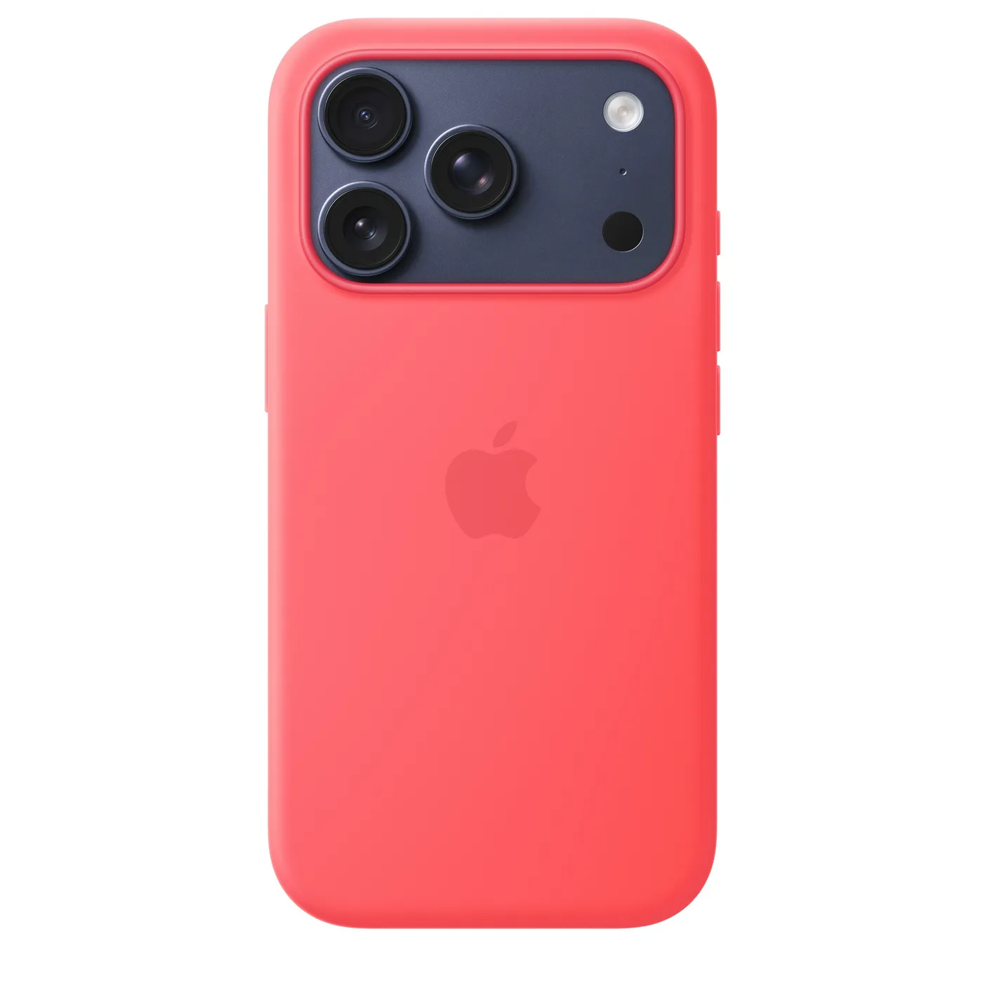 iPhone 17 Pro Silicone Case with MagSafe – Bright Guava — iPhone 17 Pro Silicone Case with MagSafe – Bright Guava