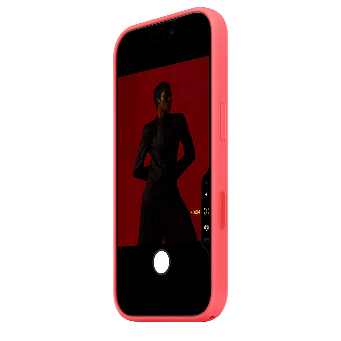 iPhone 17 Pro Silicone Case with MagSafe – Bright Guava — iPhone 17 Pro Silicone Case with MagSafe – Bright Guava