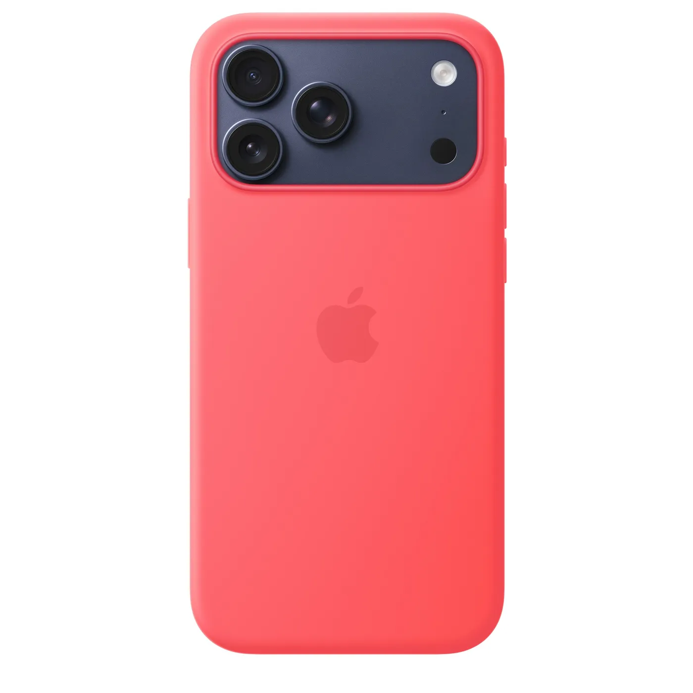 iPhone 17 Pro Max Silicone Case with MagSafe – Bright Guava — iPhone 17 Pro Max Silicone Case with MagSafe – Bright Guava