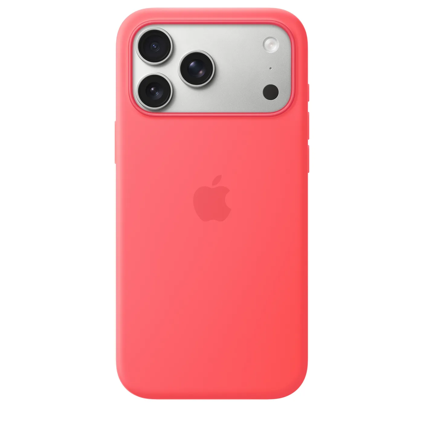 iPhone 17 Pro Max Silicone Case with MagSafe – Bright Guava — iPhone 17 Pro Max Silicone Case with MagSafe – Bright Guava