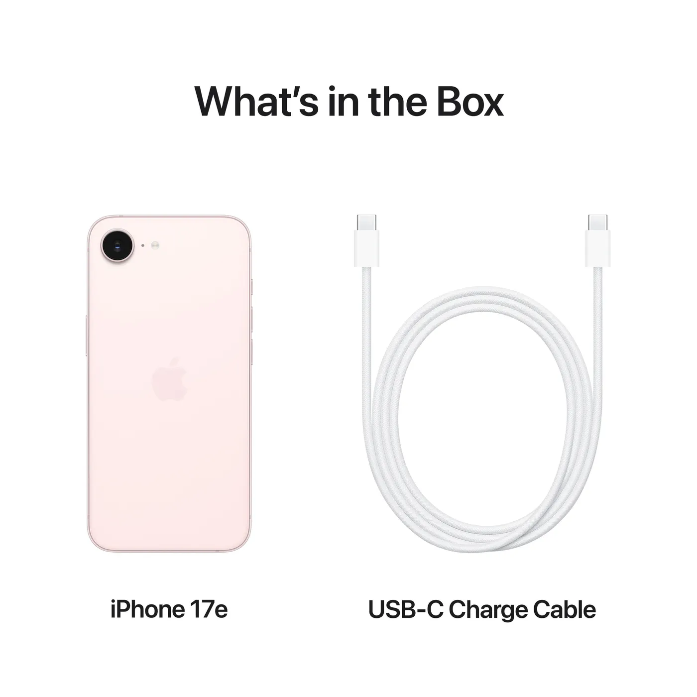 iPhone 17e — Rose tendre · 256 Go