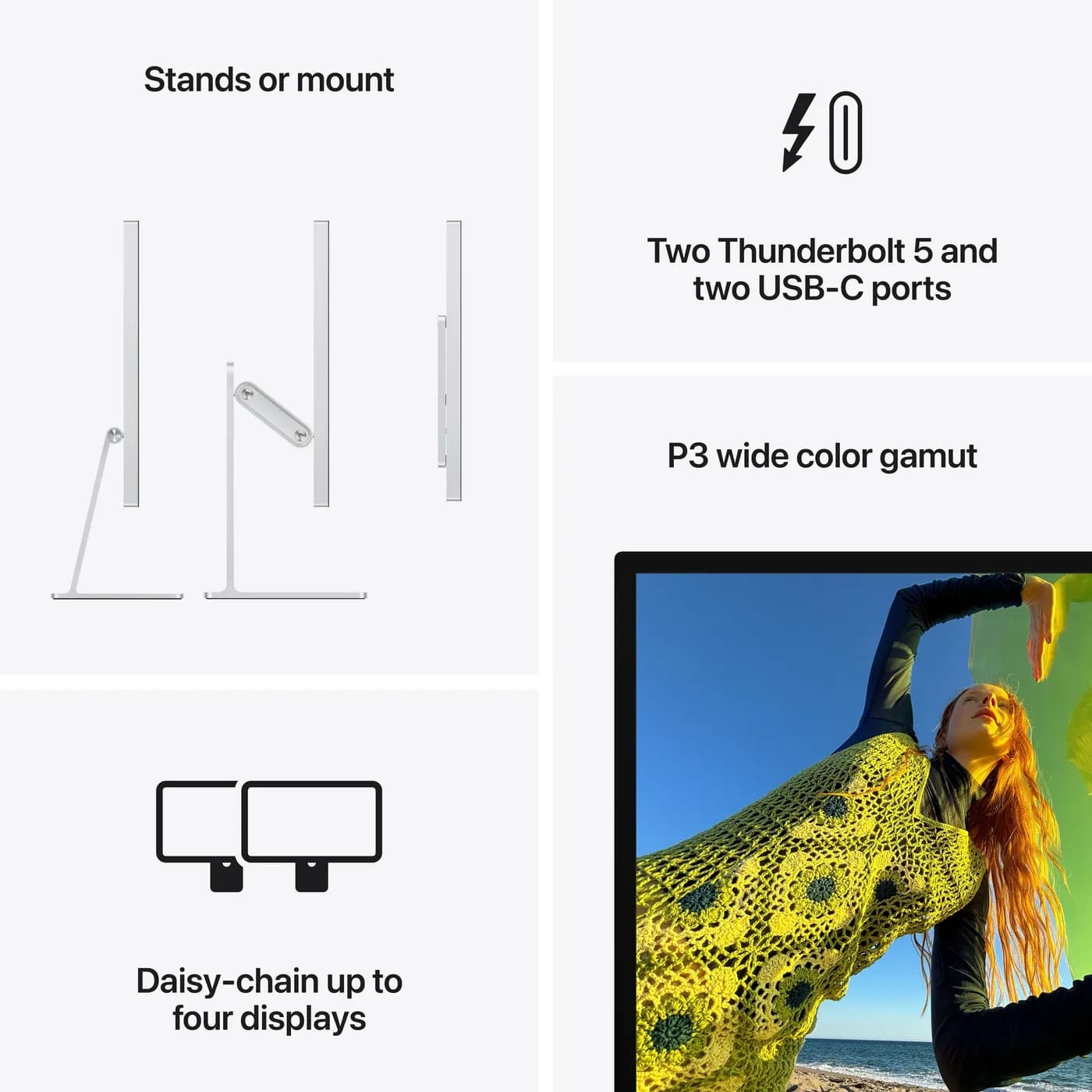 Studio Display - Standard glass - Tilt- and height-adjustable stand — Studio Display - Standard glass - Tilt- and height-adjustable stand