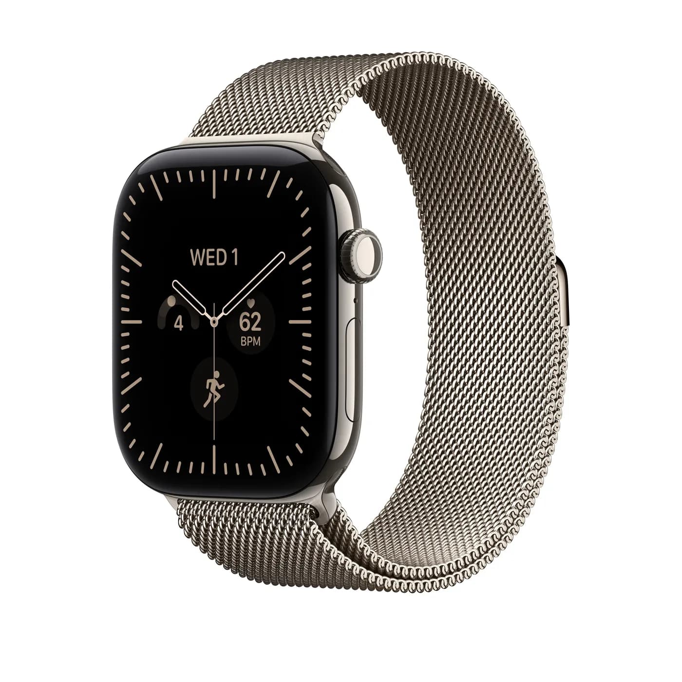 46mm Natural Milanese Loop - M/L — 46mm Natural Milanese Loop - M/L