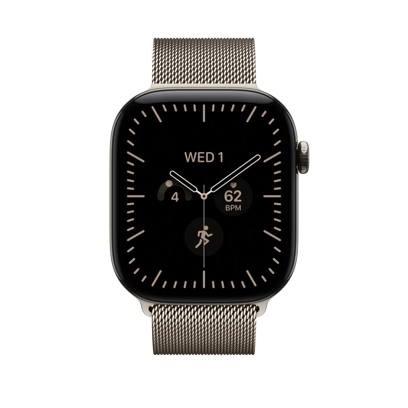 46mm Natural Milanese Loop - S/M — 46mm Natural Milanese Loop - S/M