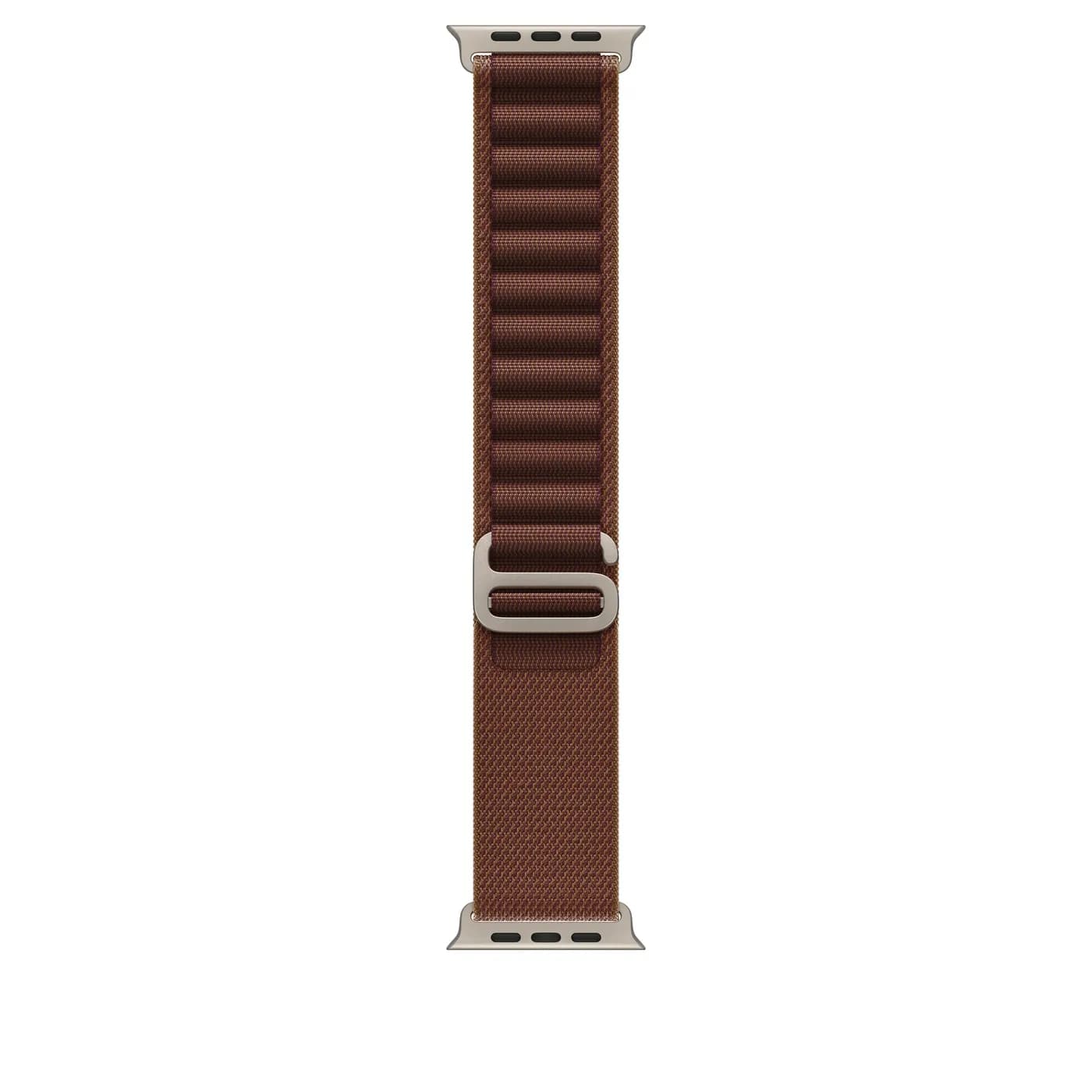 49mm Burgundy Alpine Loop - Small - Natural Titanium Finish — 49mm Burgundy Alpine Loop - Small - Natural Titanium Finish