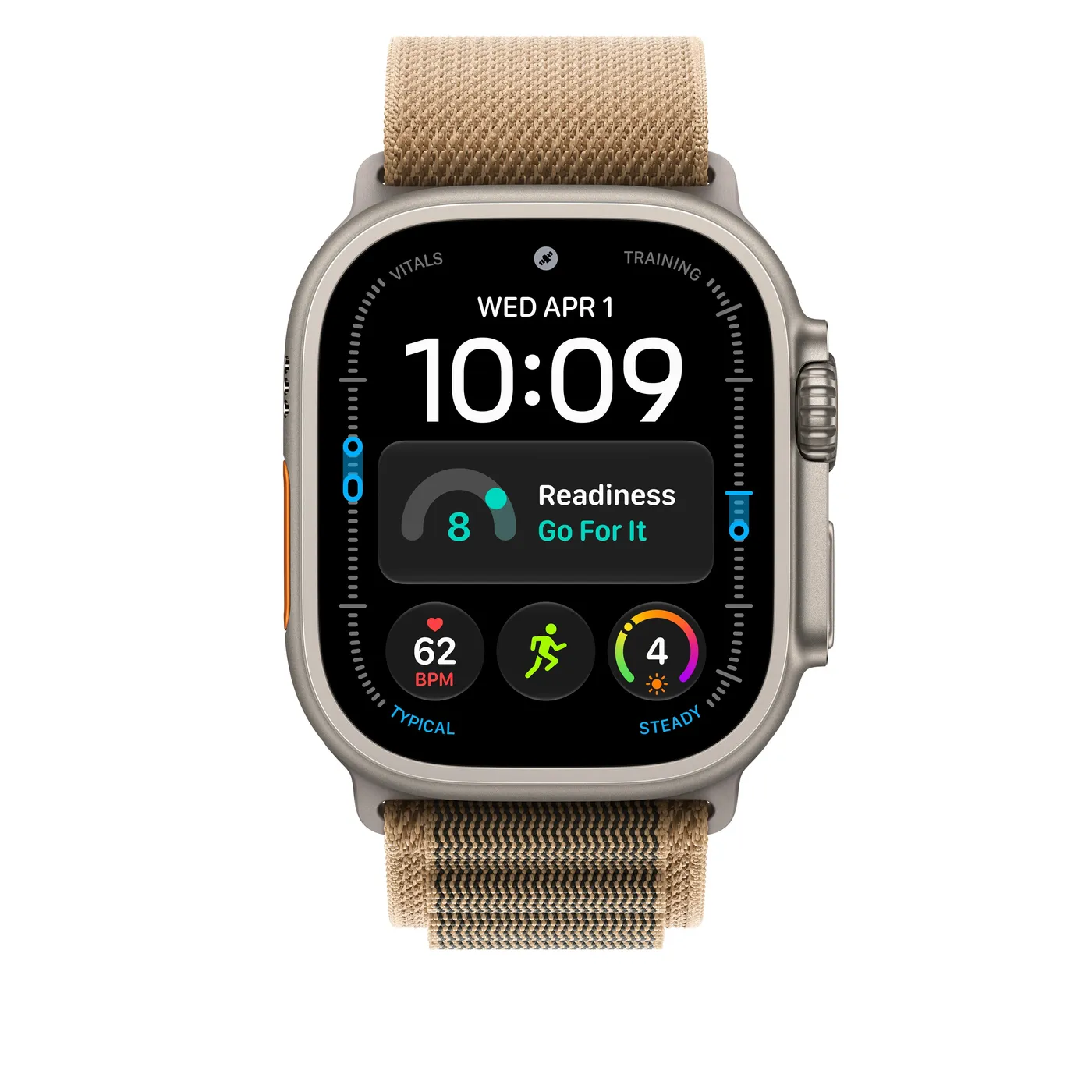 49mm Desert Alpine Loop - Medium - Natural Titanium Finish — 49mm Desert Alpine Loop - Medium - Natural Titanium Finish