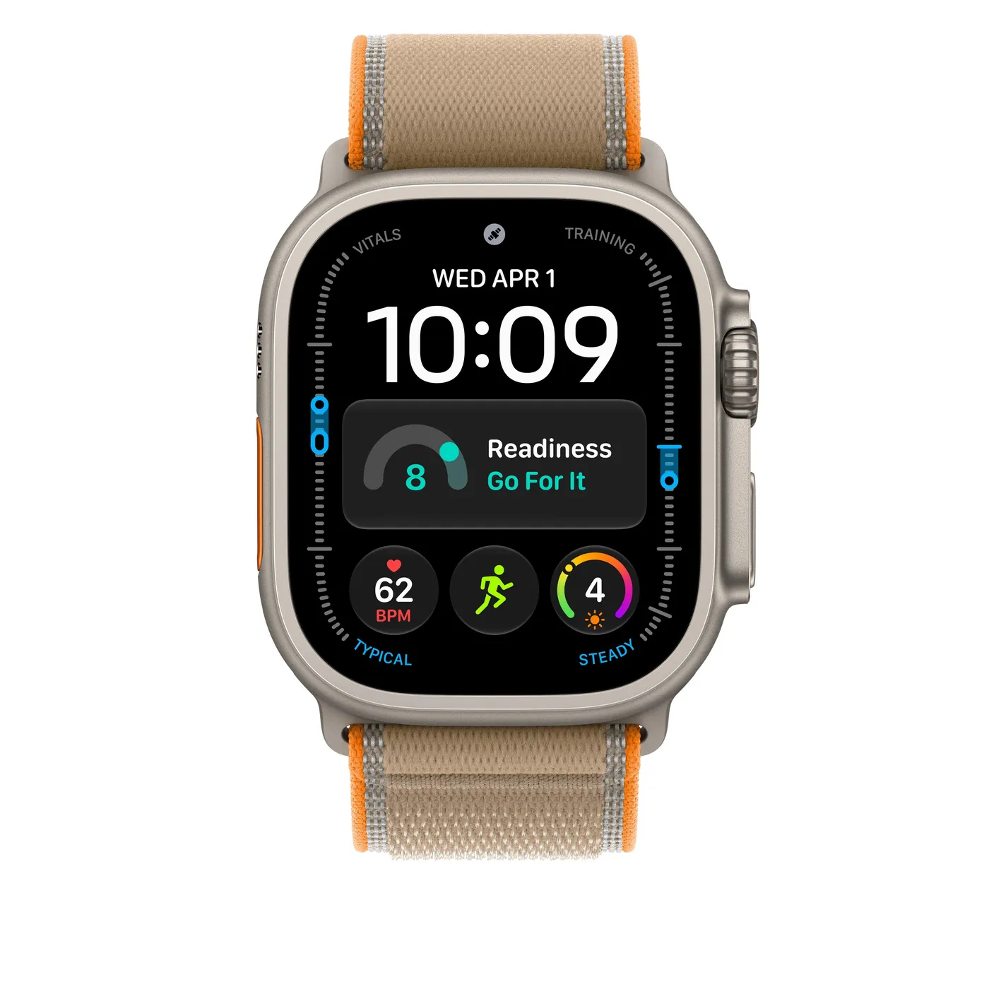 49mm Sand Trail Loop - S/M - Natural Titanium Finish — 49mm Sand Trail Loop - S/M - Natural Titanium Finish