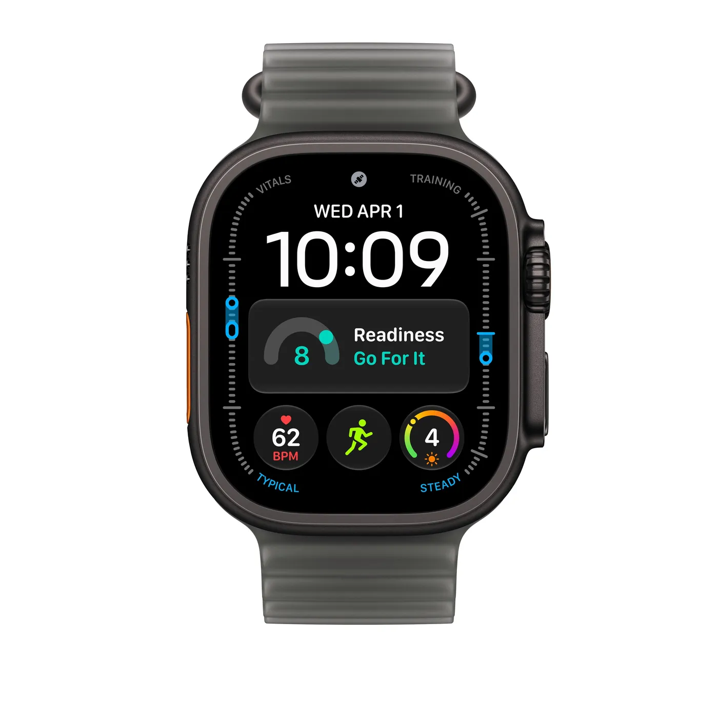 49mm Translucent Black Ocean Band - Black Titanium Finish — 49mm Translucent Black Ocean Band - Black Titanium Finish