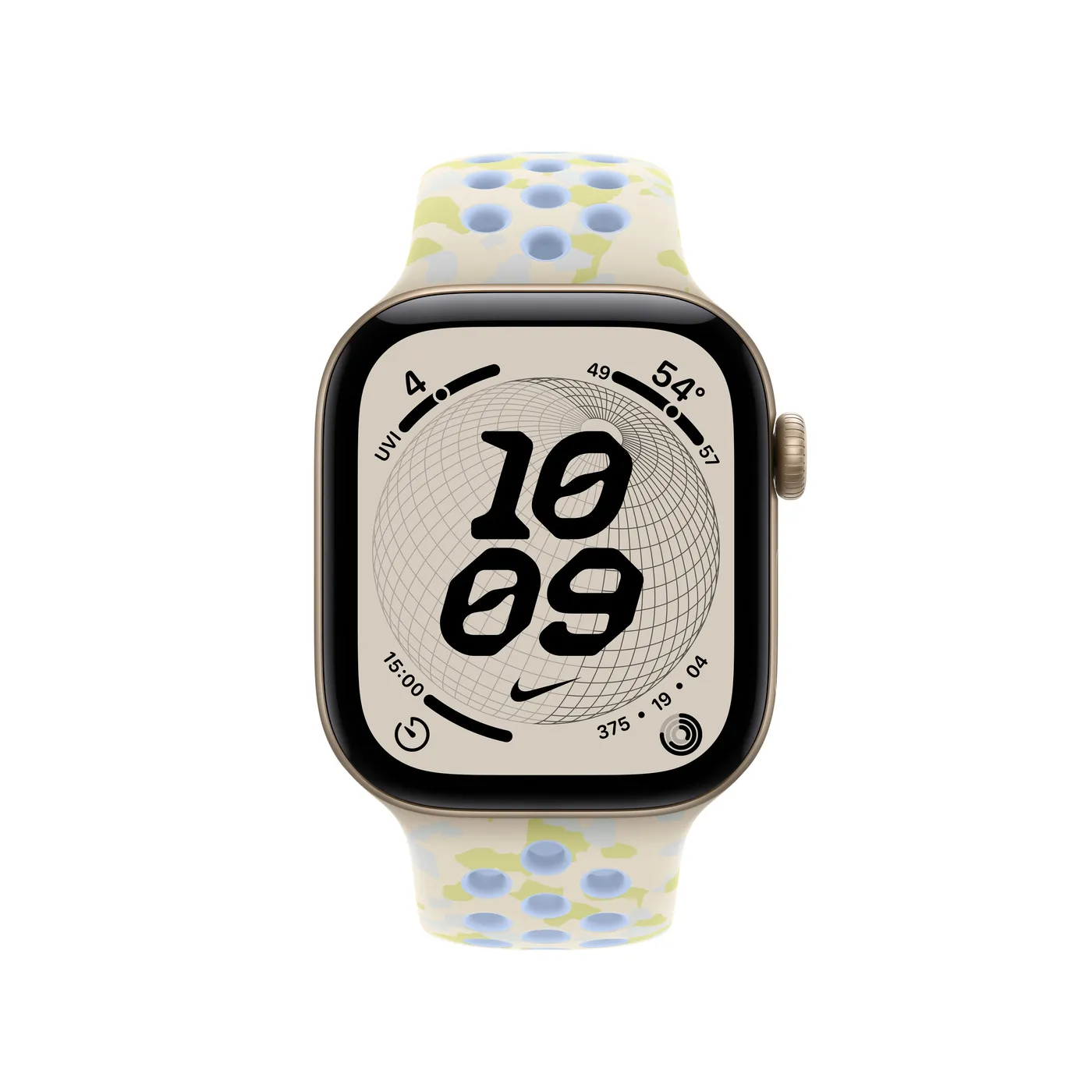 42mm Chalk Calm Nike Sport Band - M/L — 42mm Chalk Calm Nike Sport Band - M/L