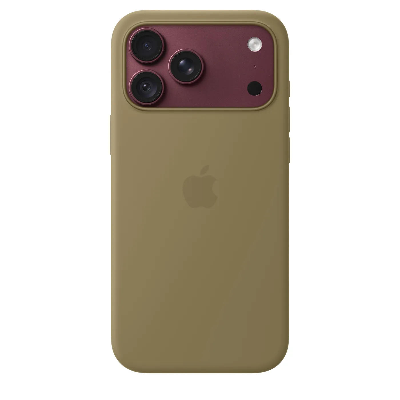 iPhone 18 Pro Max Silicone Case with MagSafe - Olive — iPhone 18 Pro Max Silicone Case with MagSafe - Olive