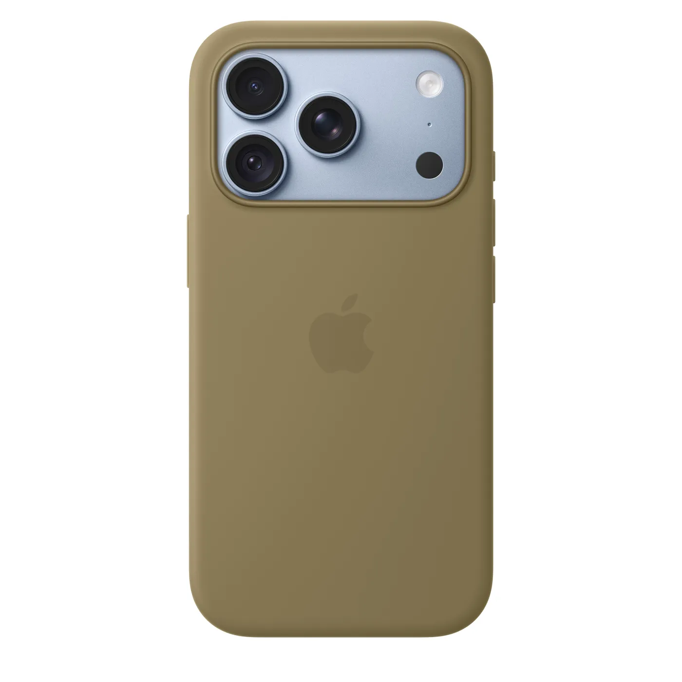 iPhone 18 Pro Silicone Case with MagSafe - Olive — iPhone 18 Pro Silicone Case with MagSafe - Olive