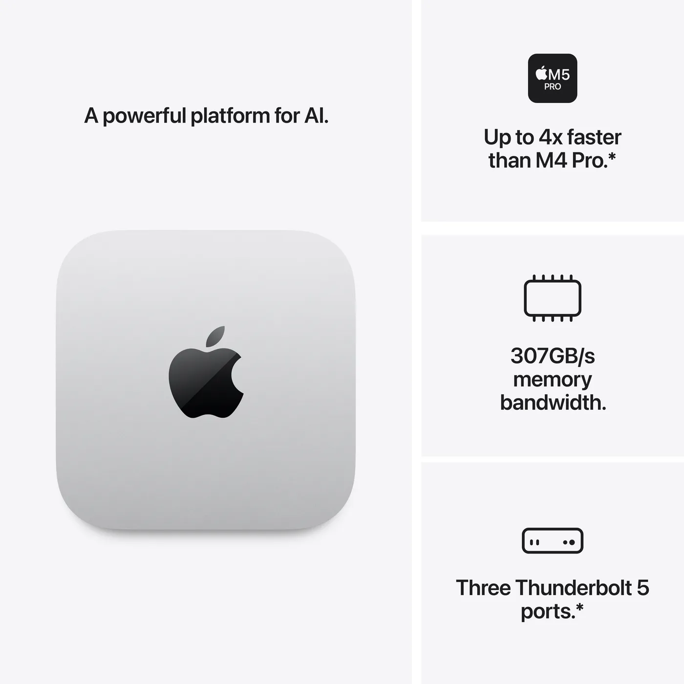 Mac mini: Čip M5 Pro s 15-jezgrenim CPU i 16-jezgrenim GPU, 24 Go RAM, 512 Go SSD - srebrni — Mac mini: Čip M5 Pro s 15-jezgrenim CPU i 16-jezgrenim GPU, 24 Go RAM, 512 Go SSD - srebrni