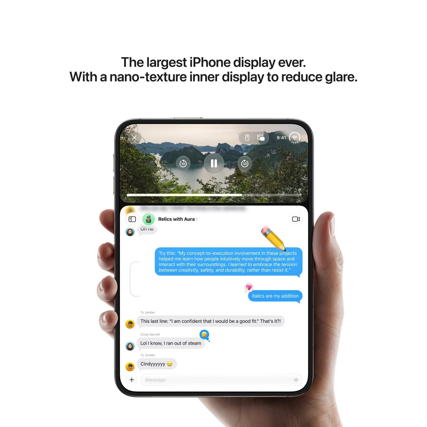 iPhone Duo — Blanc étoile · 256 Go