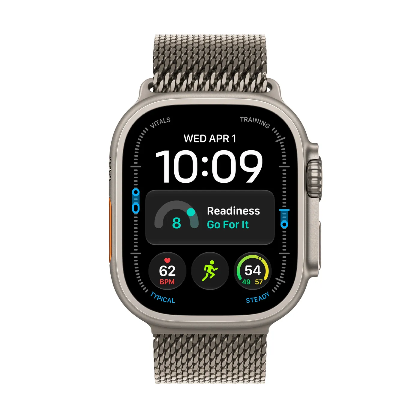 Apple Watch Ultra 4 Milanese Loop — Naturel · Naturel · Petit