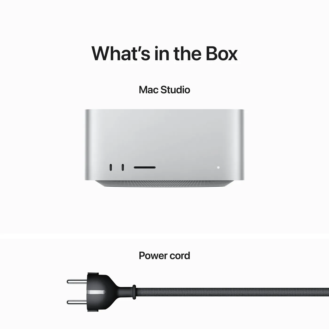 Mac Studio — Puce Apple M2 Max, CPU 12 cœurs, GPU 30 cœurs, Neural Engine 16 cœurs · 32 Go · 512 Go