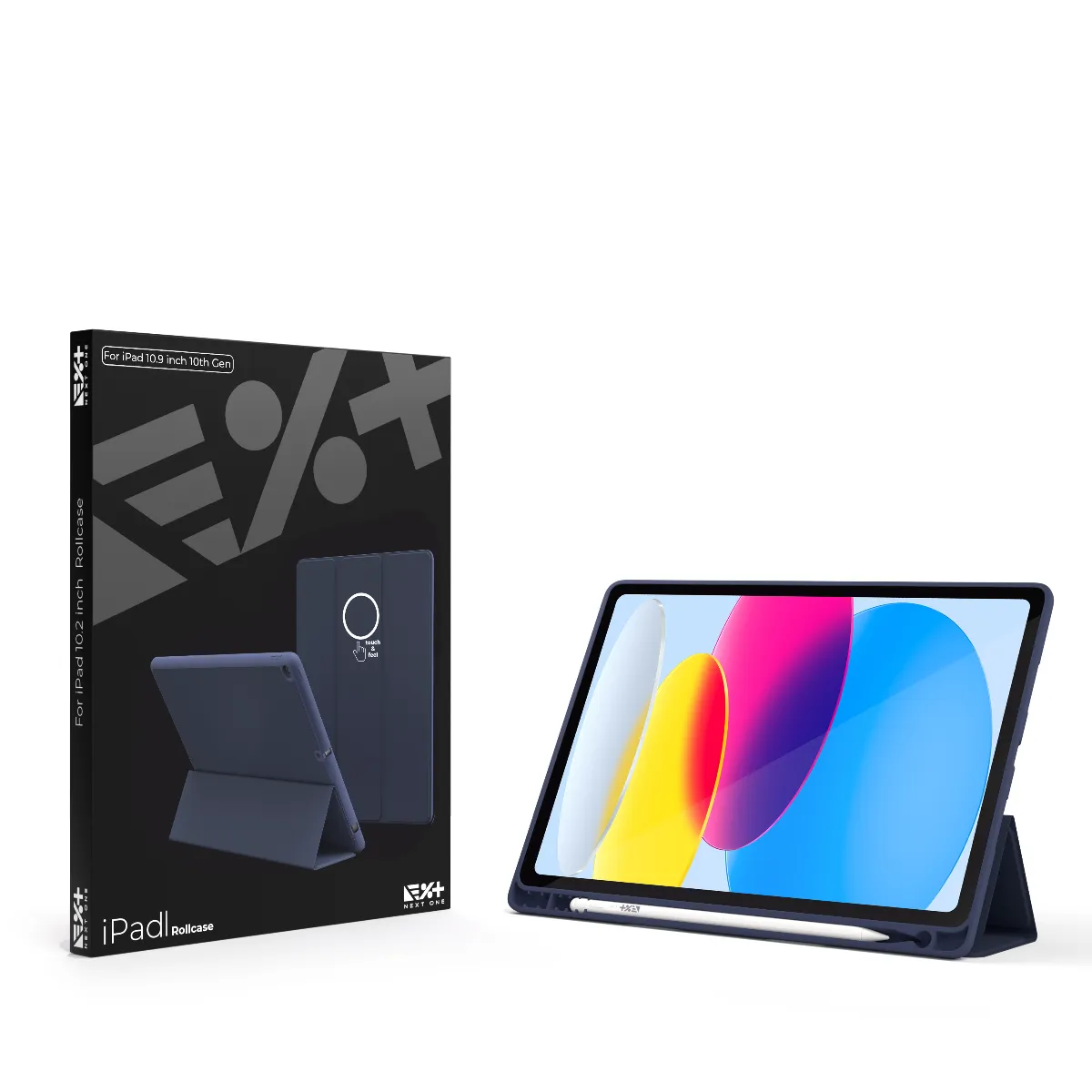 Next One Rollcase za iPad (10. gen) - kraljevsko plava — Next One Rollcase za iPad (10. gen) - kraljevsko plava