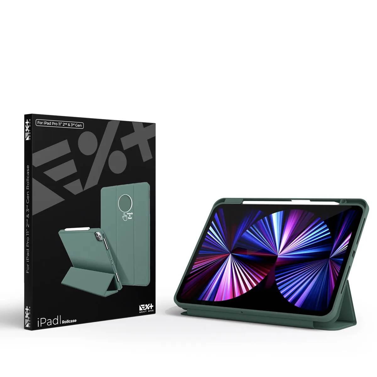 Next One Rollcase za iPad 11-inčni - list zelena — Next One Rollcase za iPad 11-inčni - list zelena