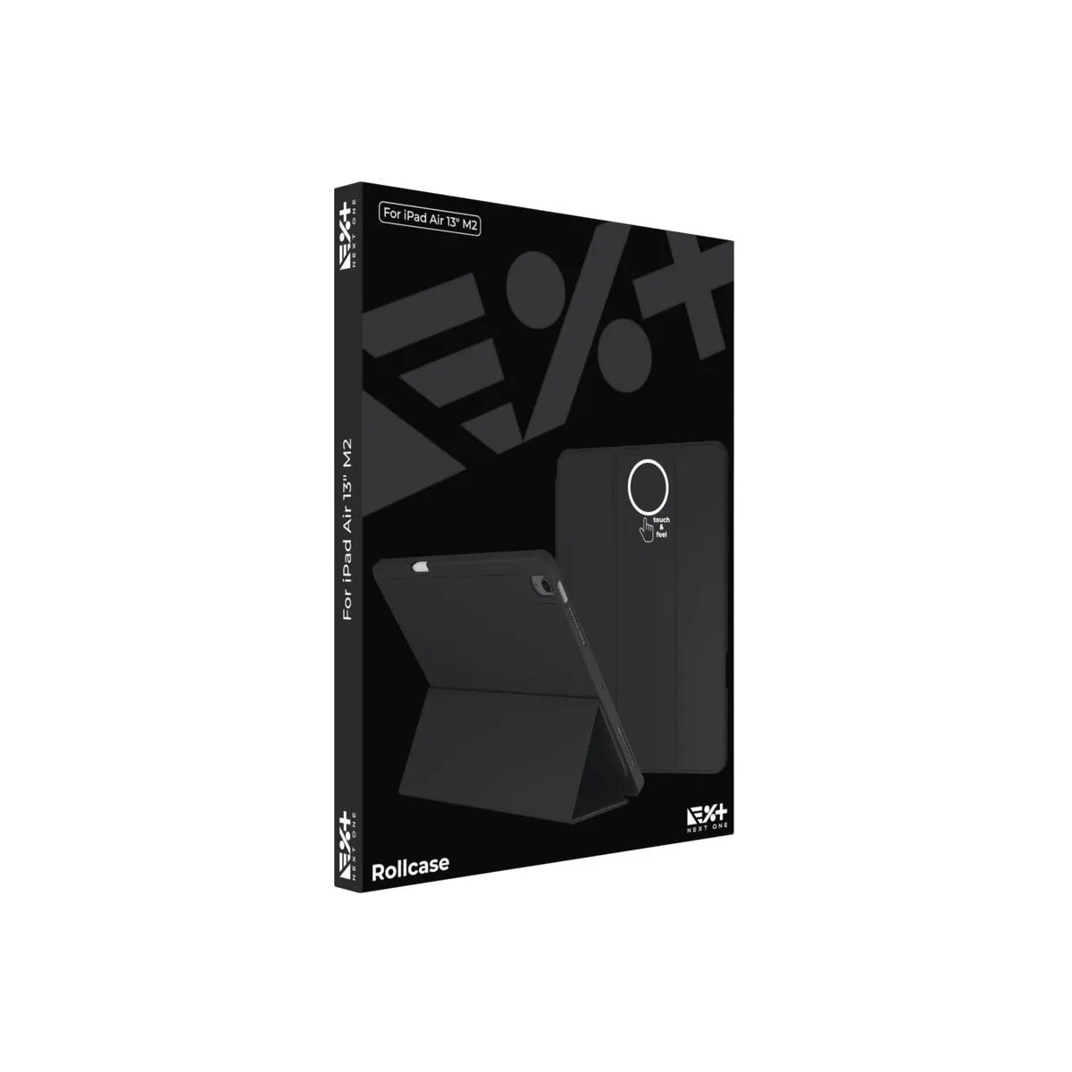 Next One Rollcase za iPad Air 13" M2 - crna — Next One Rollcase za iPad Air 13" M2 - crna