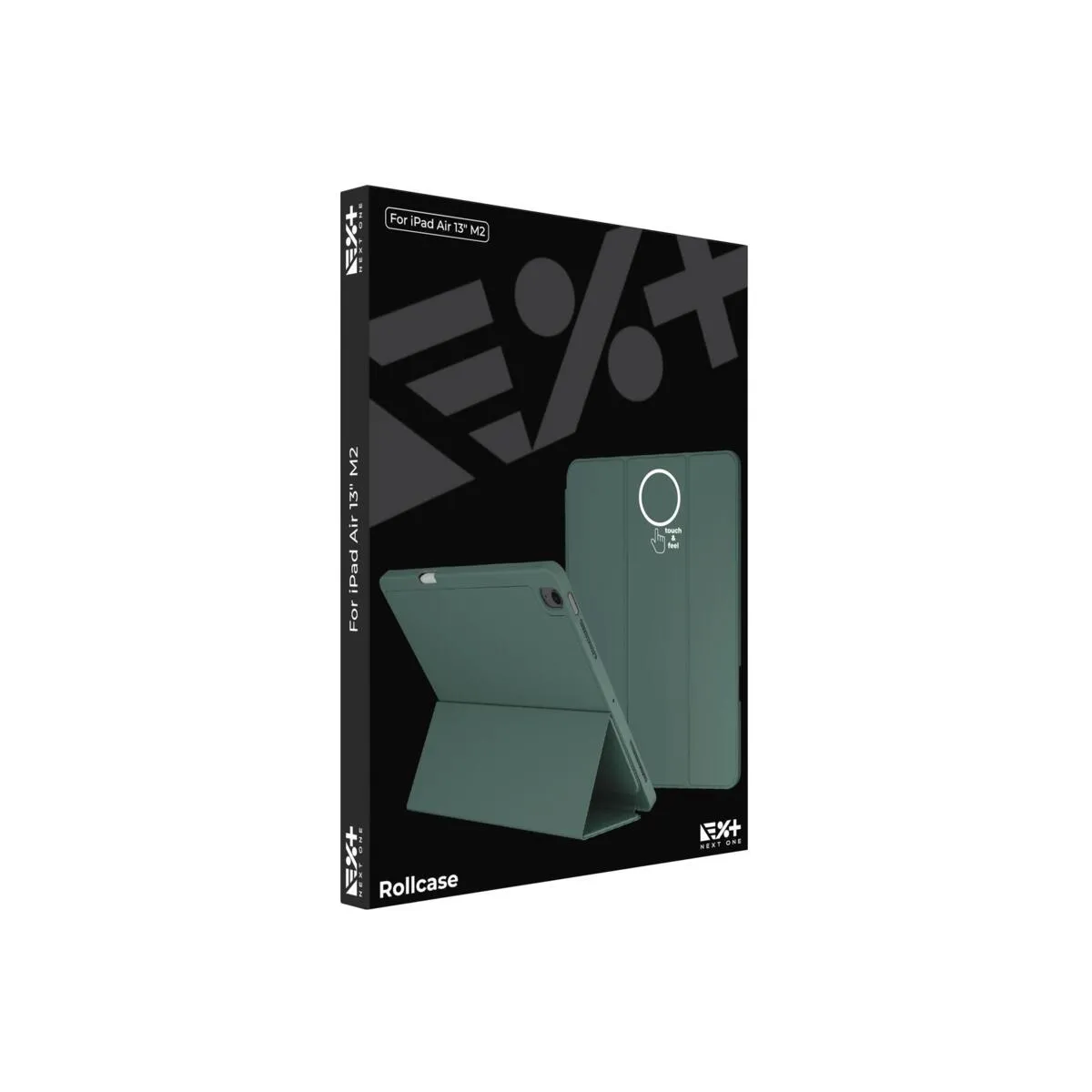 Next One Rollcase za iPad Air 13" M2 - zelena — Next One Rollcase za iPad Air 13" M2 - zelena