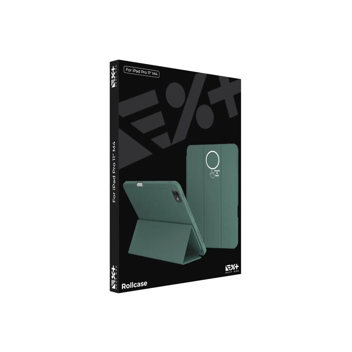 Next One Rollcase za iPad Pro 11" M4 - zelena — Next One Rollcase za iPad Pro 11" M4 - zelena
