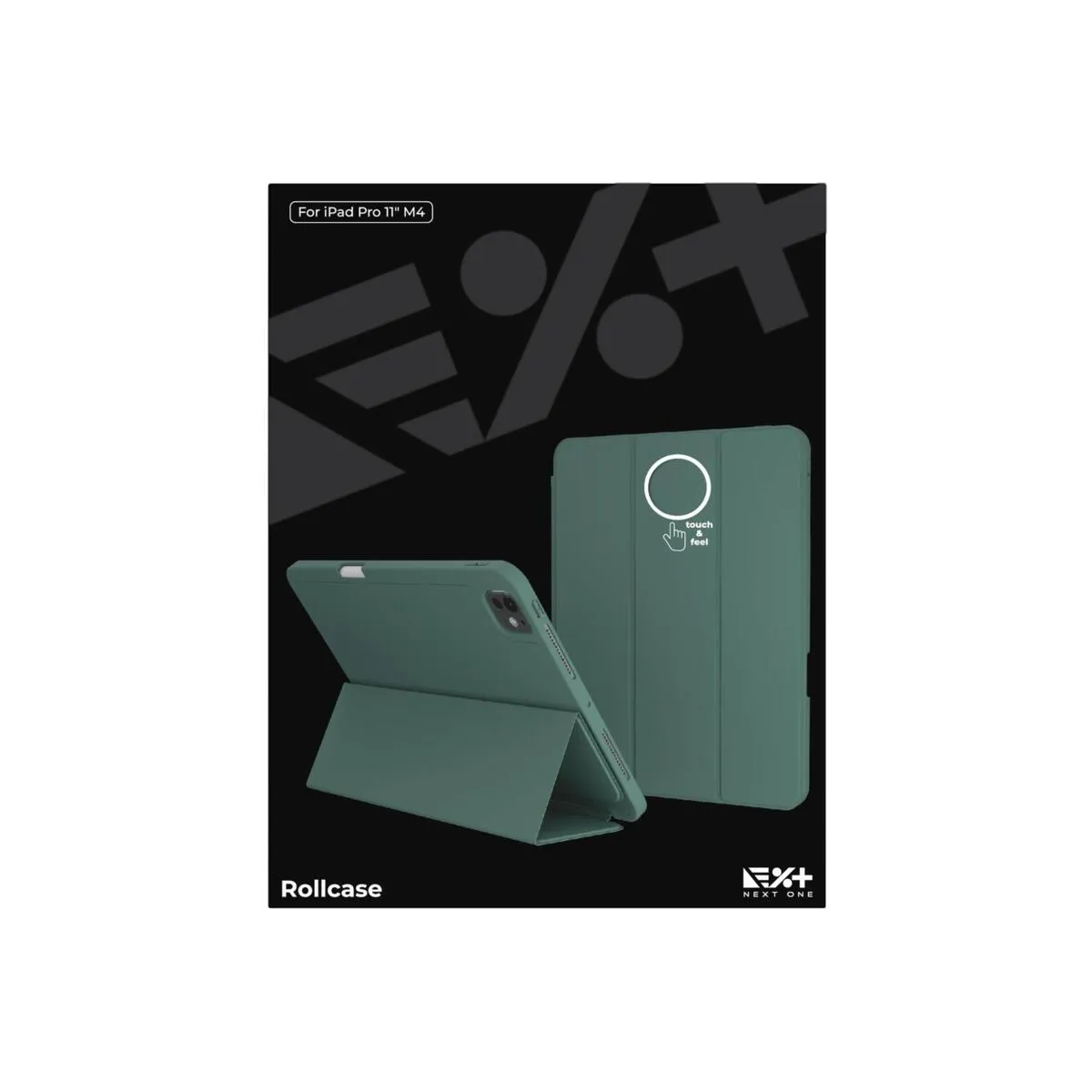 Next One Rollcase za iPad Pro 11" M4 - zelena — Next One Rollcase za iPad Pro 11" M4 - zelena