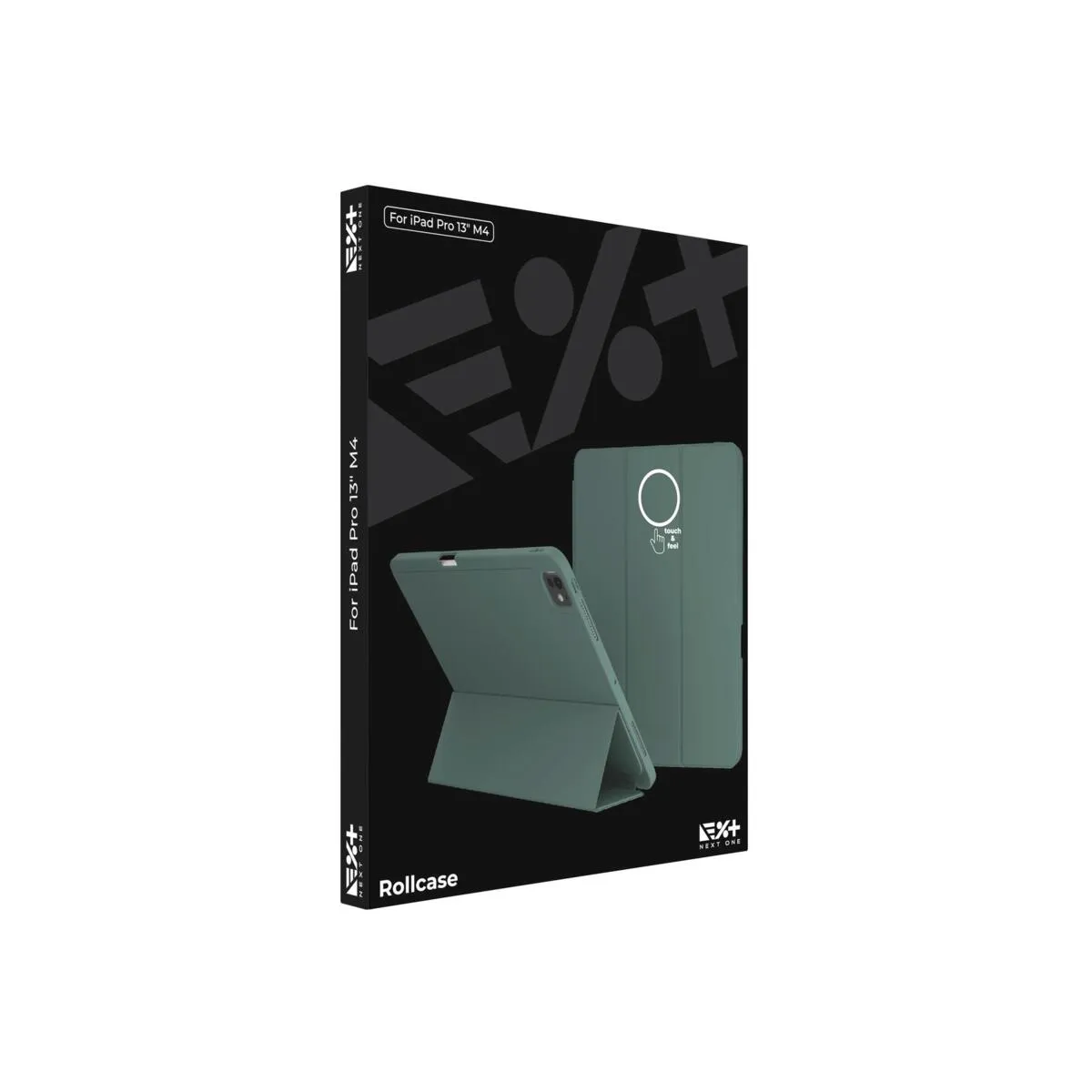 Next One Rollcase za iPad Pro 13" M4 - zelena — Next One Rollcase za iPad Pro 13" M4 - zelena
