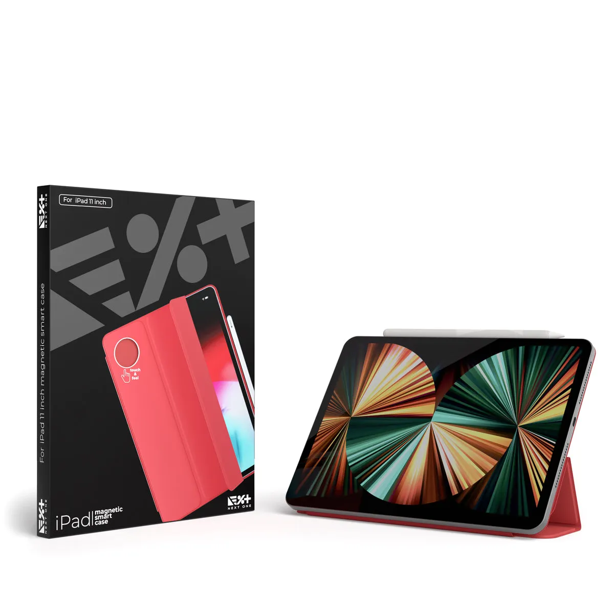 Next One iPad 11" Magnetic Smart Case - crvena — Next One iPad 11" Magnetic Smart Case - crvena