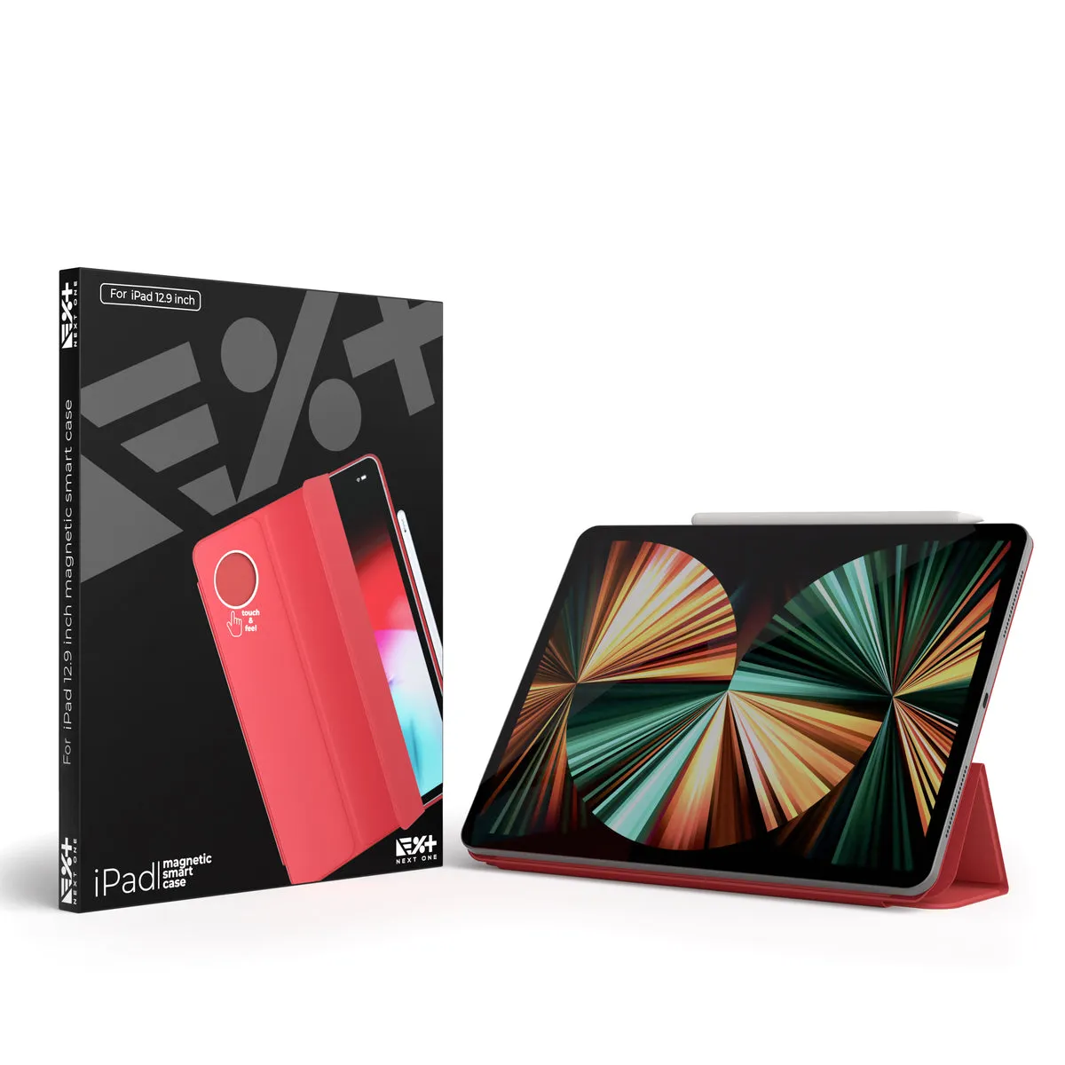 Next One iPad 12.9" Magnetic Smart Case - crvena — Next One iPad 12.9" Magnetic Smart Case - crvena