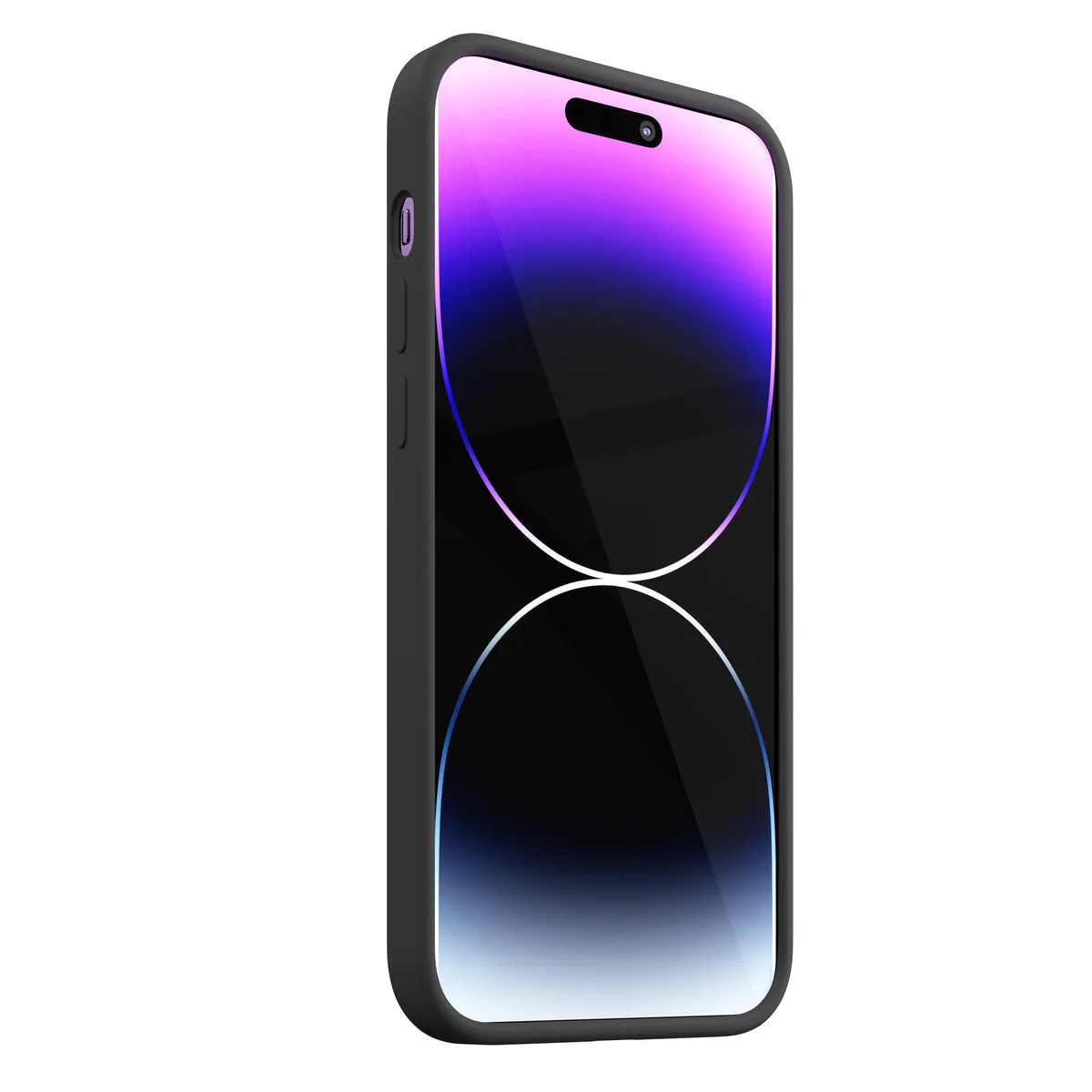 Next One silikonska maska za iPhone 14 Pro - crna — Next One silikonska maska za iPhone 14 Pro - crna
