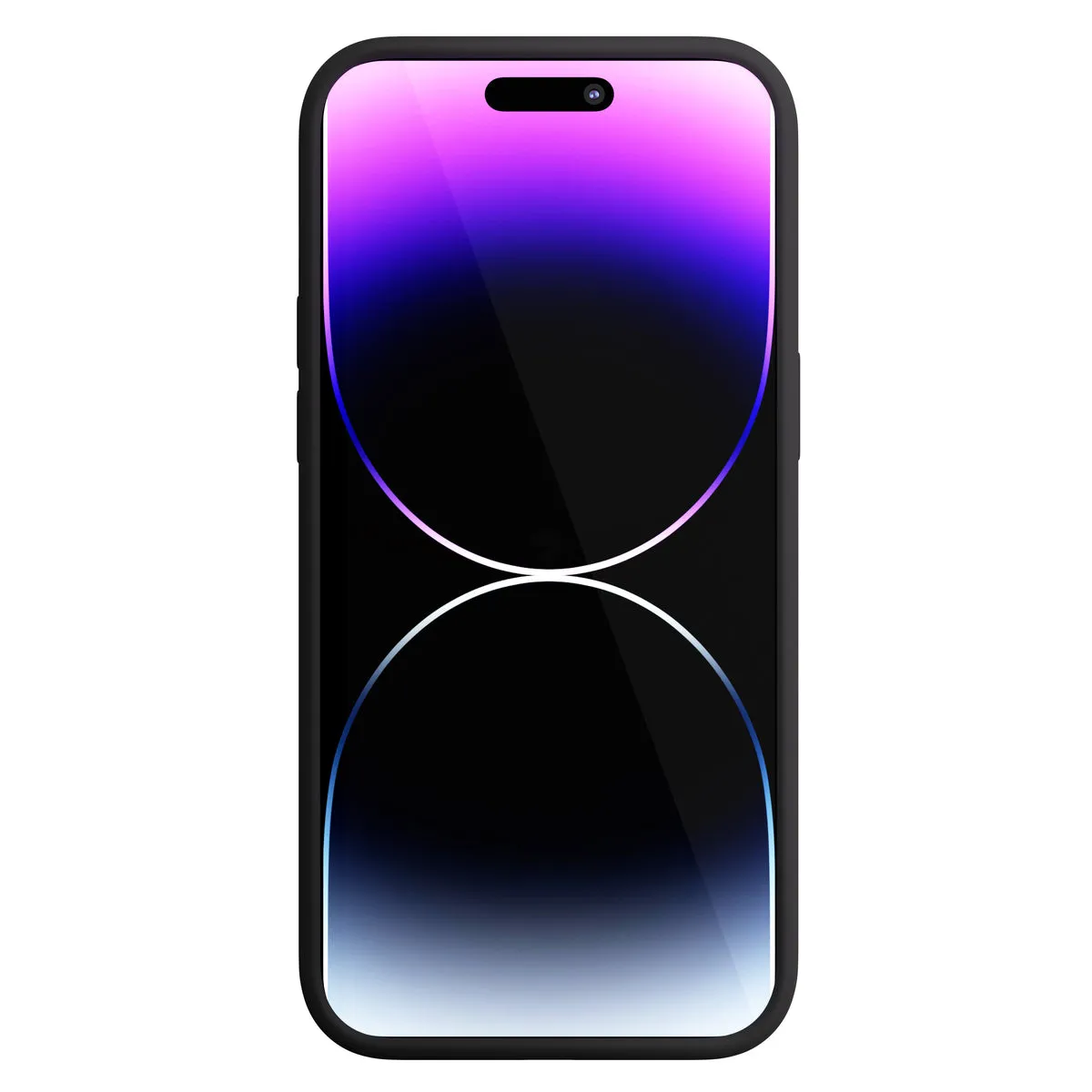 Next One silikonska maska za iPhone 14 Pro - crna — Next One silikonska maska za iPhone 14 Pro - crna