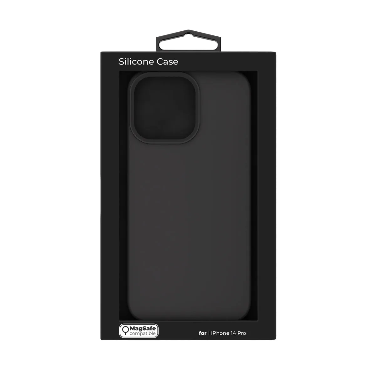 Next One silikonska maska za iPhone 14 Pro - crna — Next One silikonska maska za iPhone 14 Pro - crna