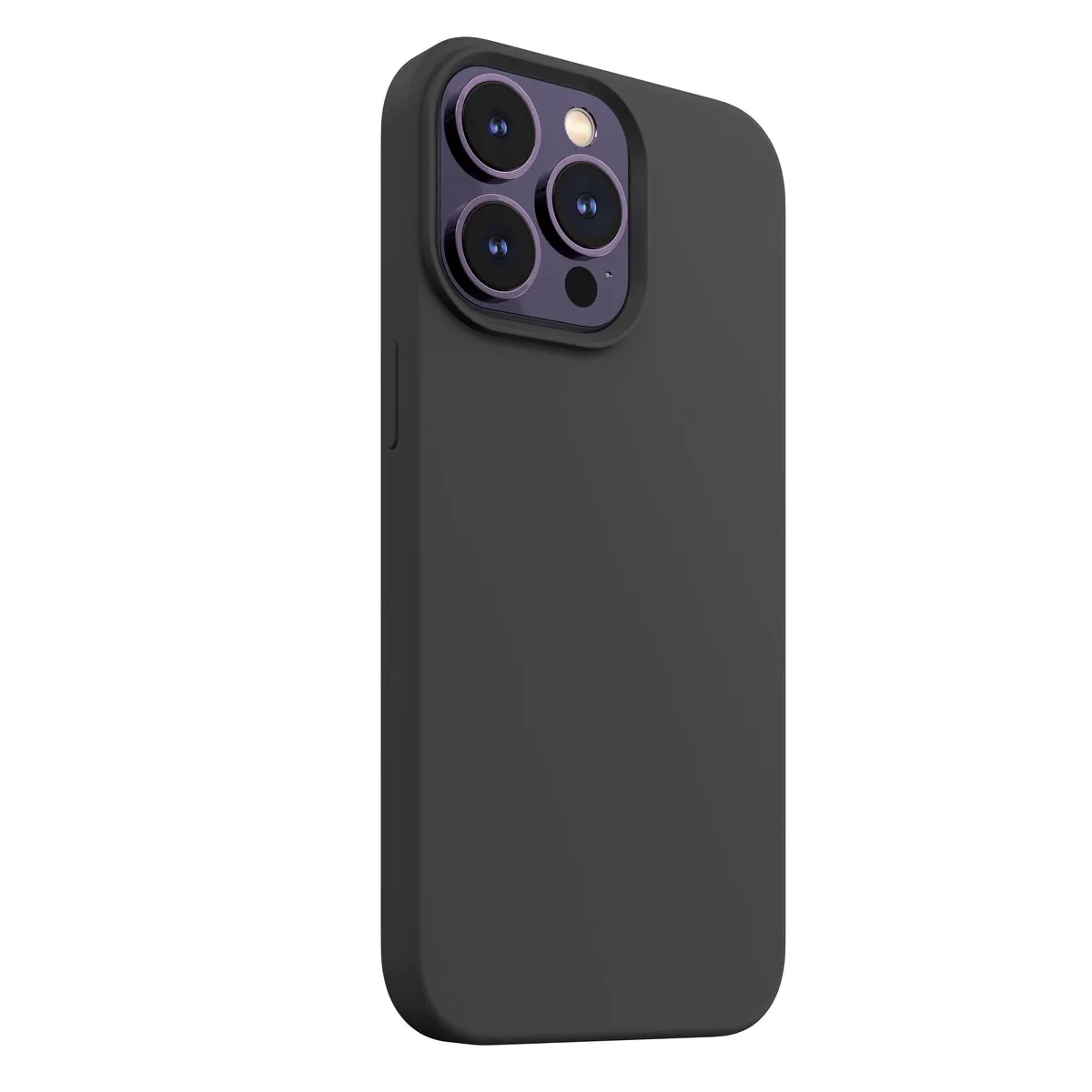 Next One silikonska maska za iPhone 14 Pro Max - crna — Next One silikonska maska za iPhone 14 Pro Max - crna