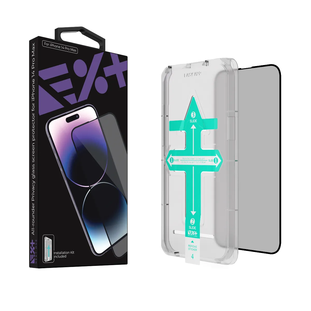 Next One All-rounder Privacy zaštita zaslona za iPhone 14 Pro Max — Next One All-rounder Privacy zaštita zaslona za iPhone 14 Pro Max