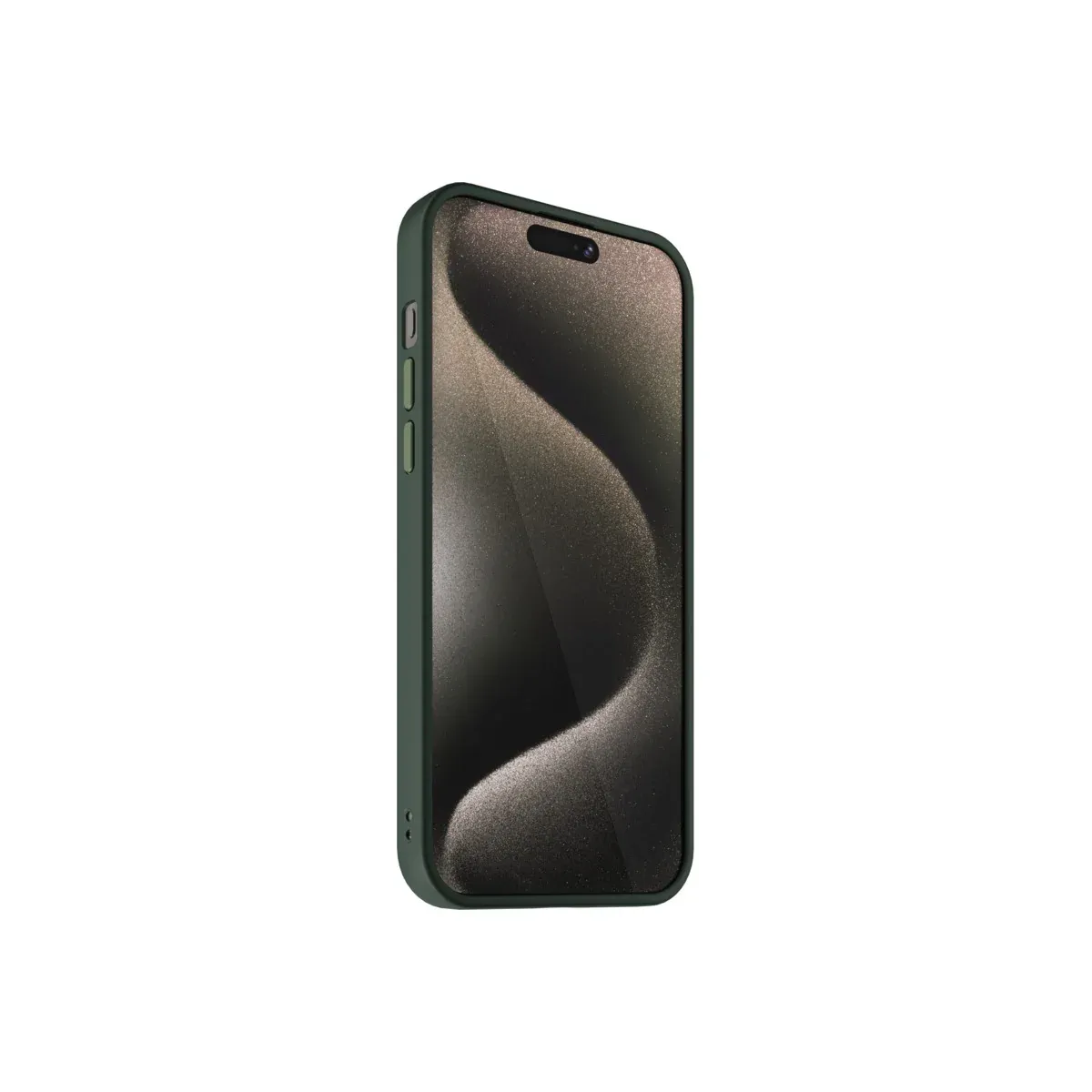Next One Mist Shield maska s MagSafe za iPhone 15 Pro - pistać — Next One Mist Shield maska s MagSafe za iPhone 15 Pro - pistać