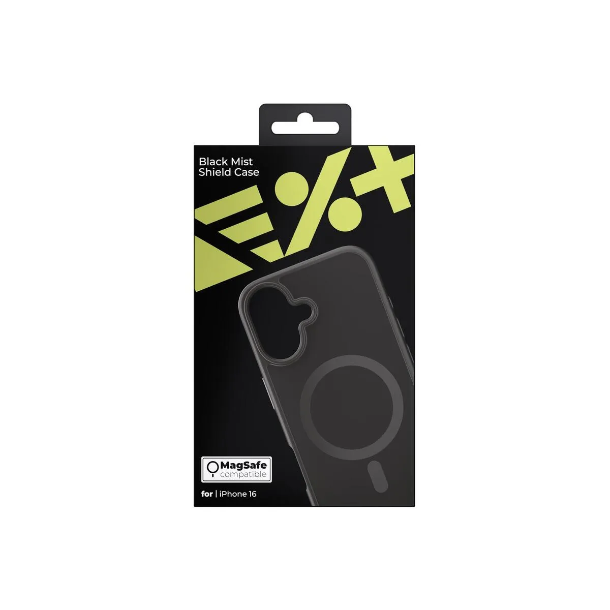 Next One Mist Shield maska s MagSafe za iPhone 16 - crna — Next One Mist Shield maska s MagSafe za iPhone 16 - crna
