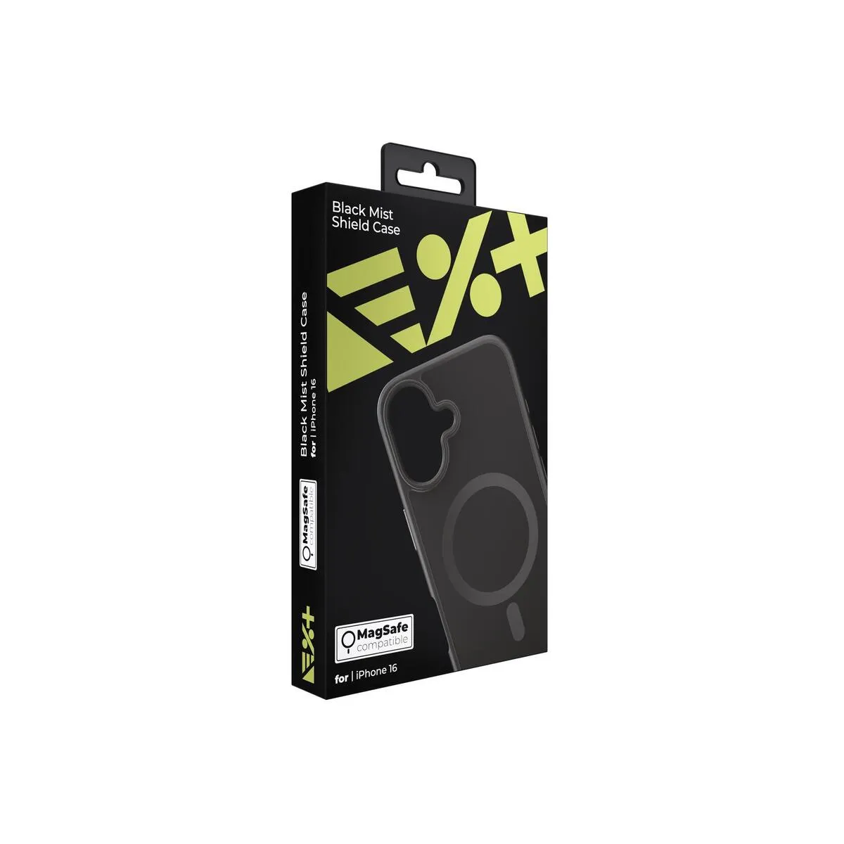 Next One Mist Shield maska s MagSafe za iPhone 16 - crna — Next One Mist Shield maska s MagSafe za iPhone 16 - crna