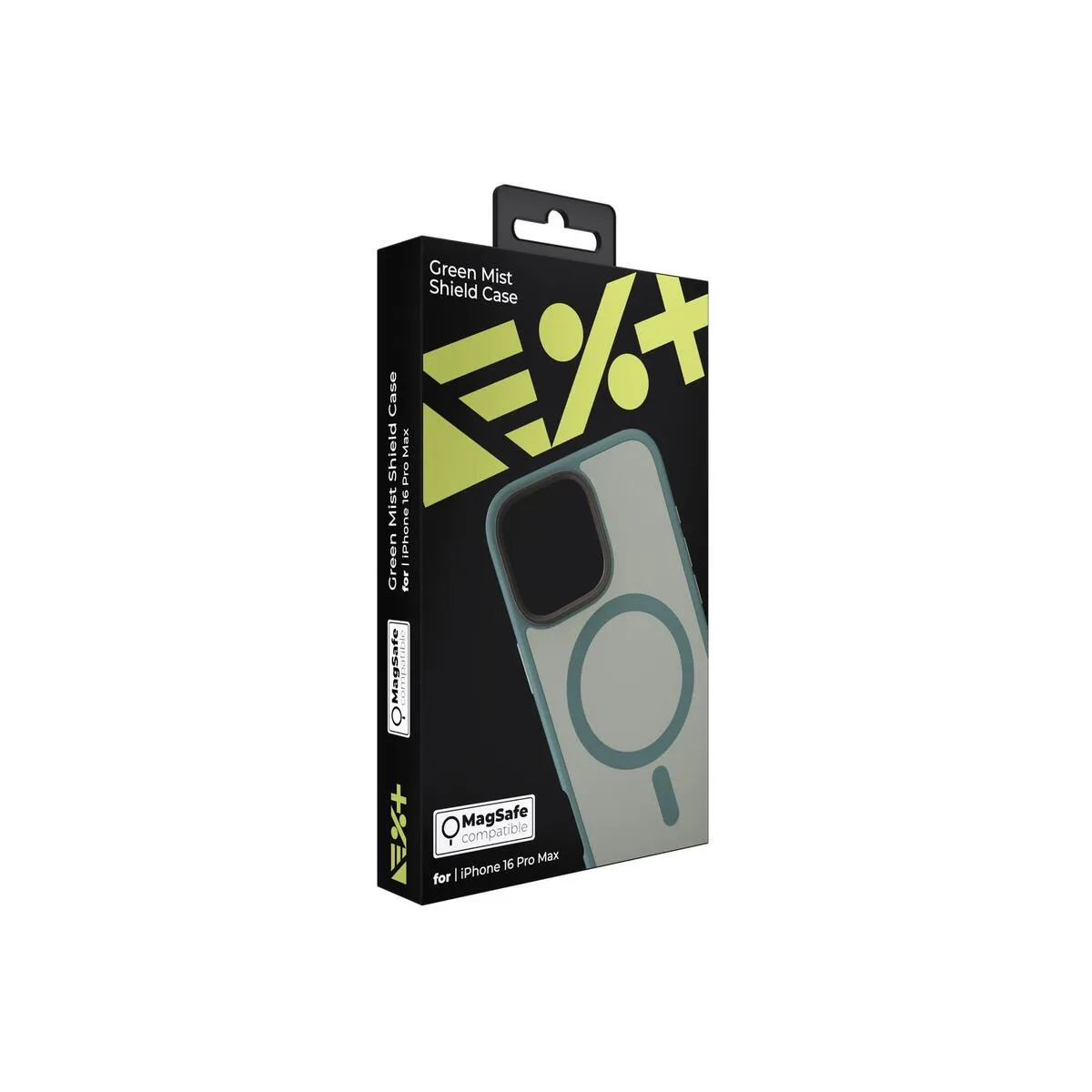 Next One Mist Shield maska s MagSafe za iPhone 16 Pro Max - zelena — Next One Mist Shield maska s MagSafe za iPhone 16 Pro Max - zelena
