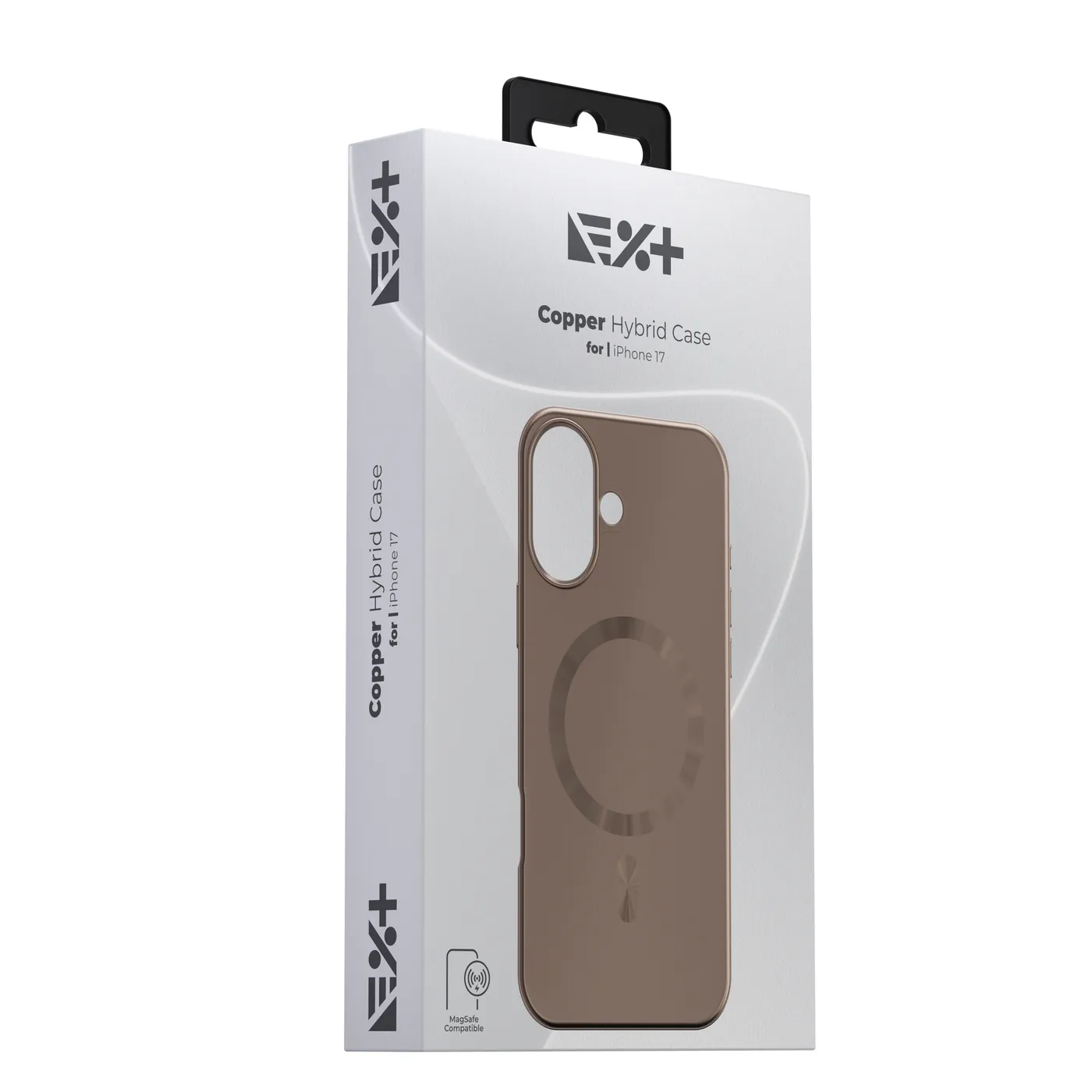 Next One hibridna maska za iPhone 17 - bakrena — Next One hibridna maska za iPhone 17 - bakrena