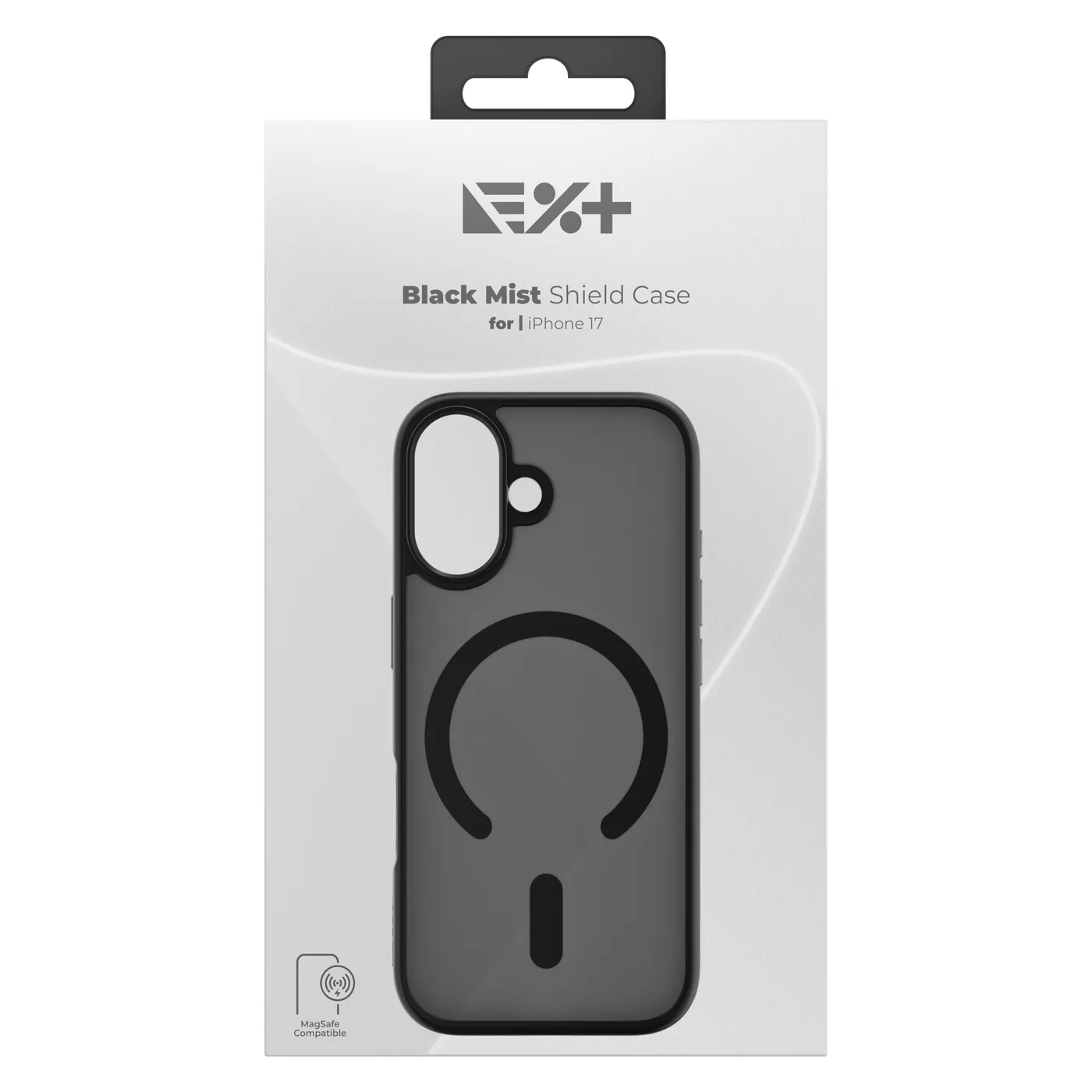 Next One Mist Shield maska s MagSafe za iPhone 17 - crna — Next One Mist Shield maska s MagSafe za iPhone 17 - crna