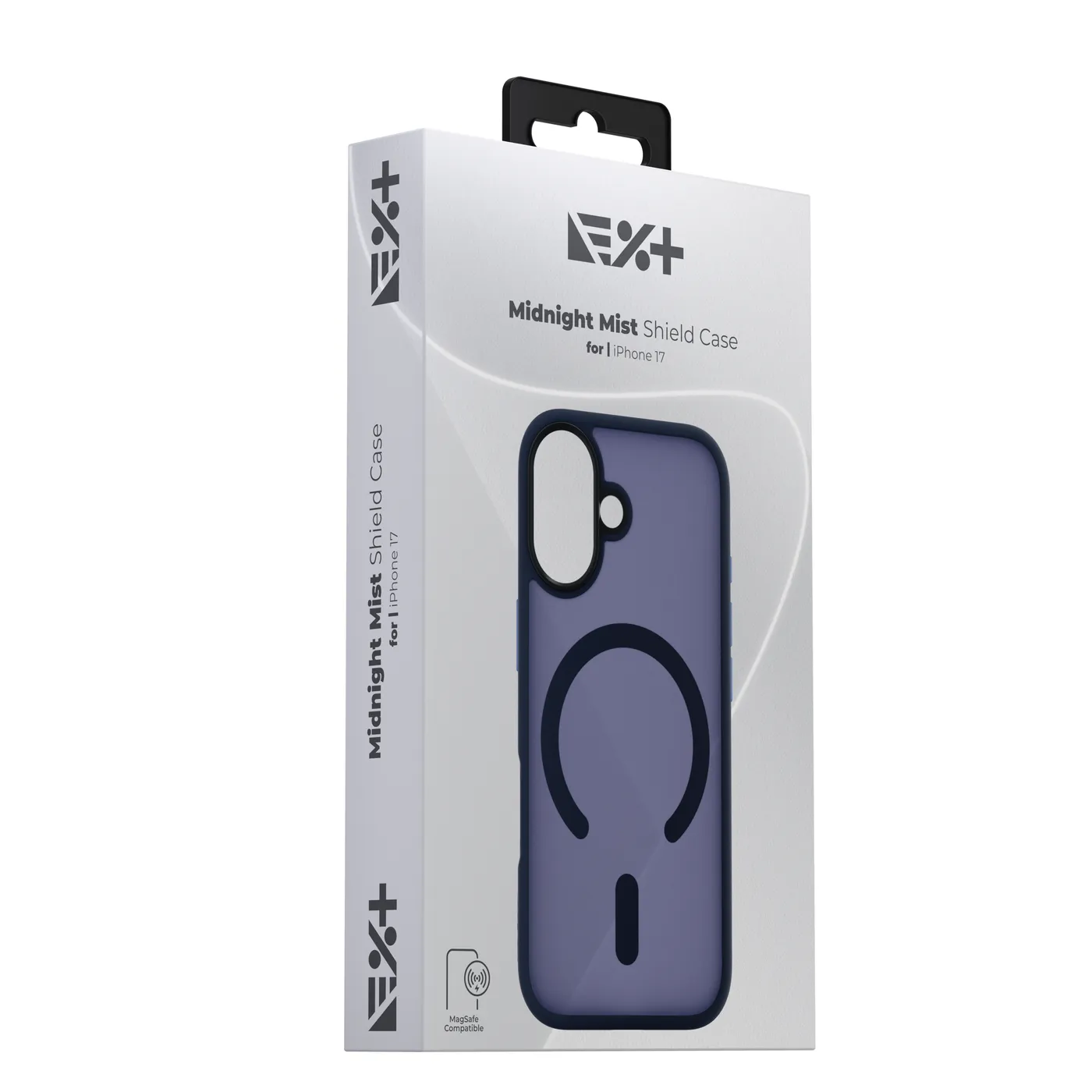 Next One Mist Shield maska s MagSafe za iPhone 17 - ponoćna — Next One Mist Shield maska s MagSafe za iPhone 17 - ponoćna